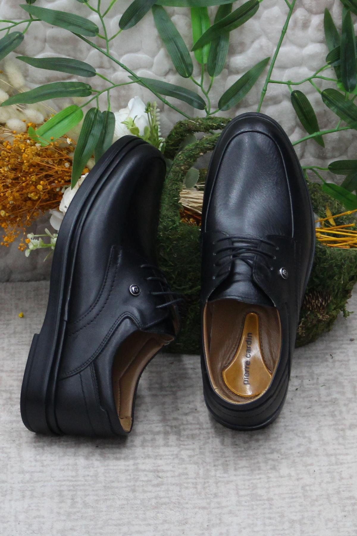 6715 Siyah Comfort Orijinal Ürün Hakiki Deri Erkek Ayakkabı - Görsel 7