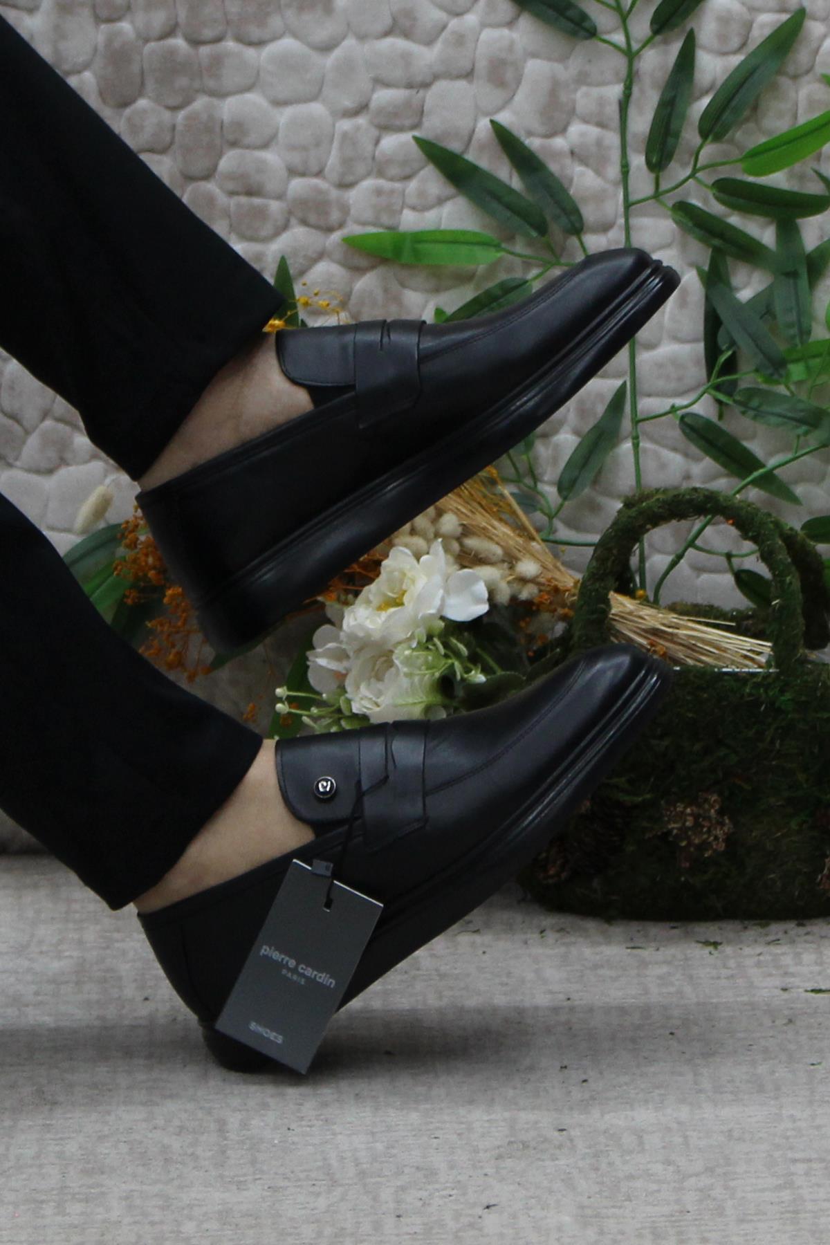 14207 Siyah Orijinal Ürün İç Ve Dış Hakiki Deri Erkek Ayakkabı - Görsel 6