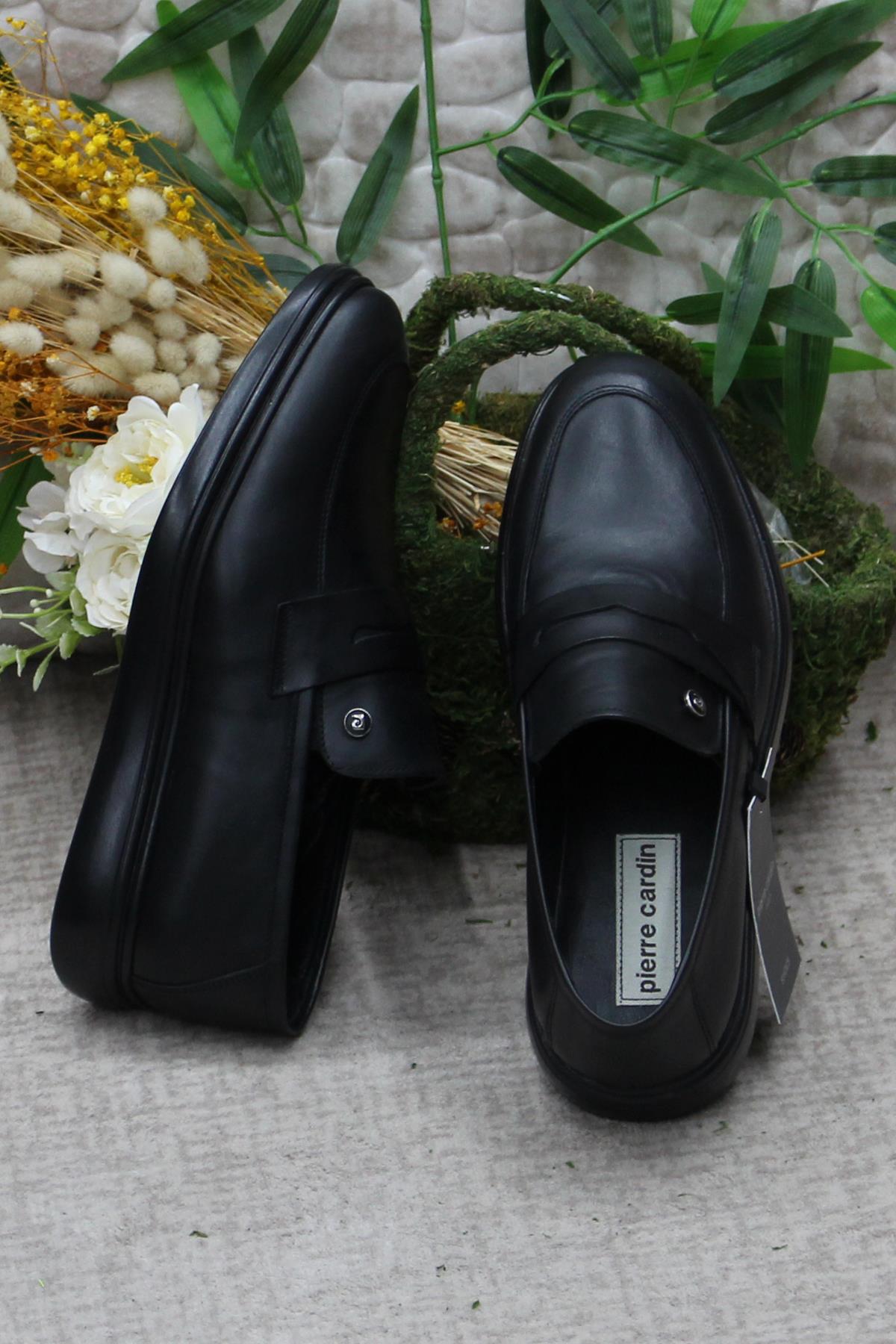 14207 Siyah Orijinal Ürün İç Ve Dış Hakiki Deri Erkek Ayakkabı - Görsel 7