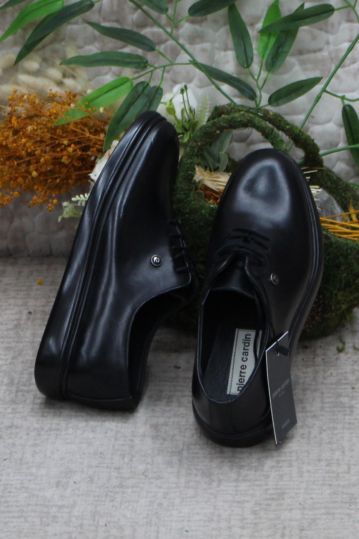 14206 Siyah Orijinal Ürün Hafif Taban Hakiki Deri Erkek Ayakkabı - Görsel 7