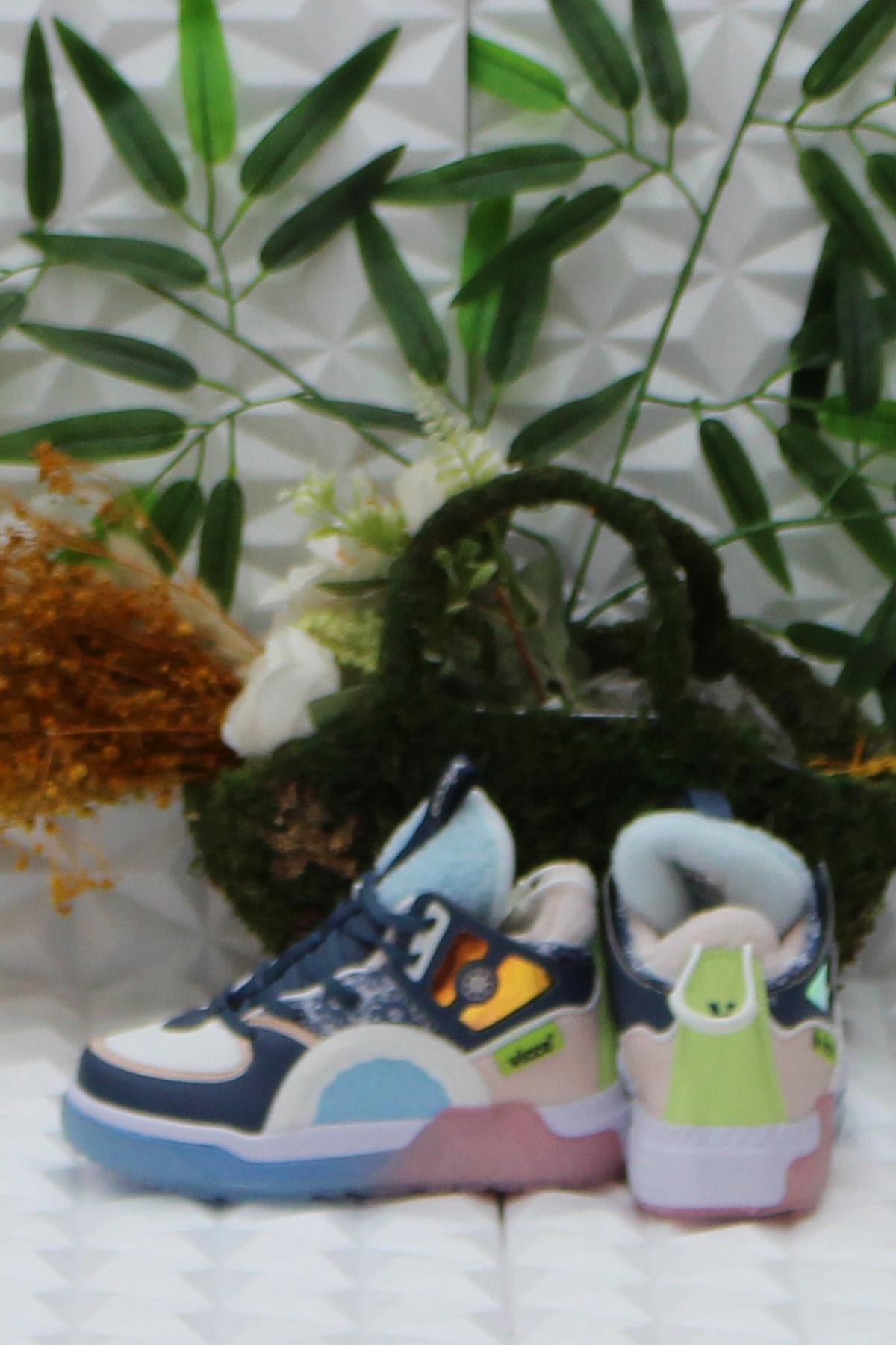 946.F24K.425 Lacivert Mei Bıg Kids Phylon Kız Çocuk Bot - Görsel 3