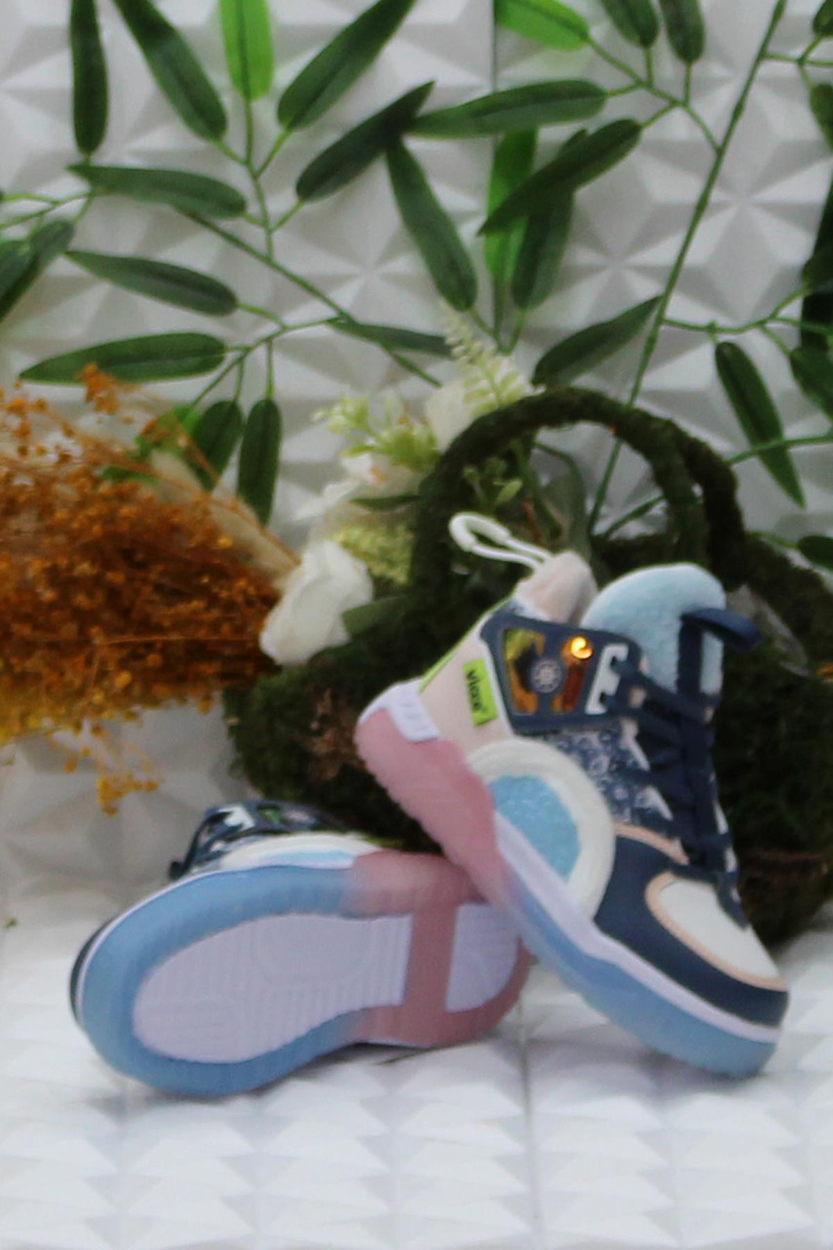 946.F24K.425 Lacivert Mei Bıg Kids Phylon Kız Çocuk Bot - Görsel 4