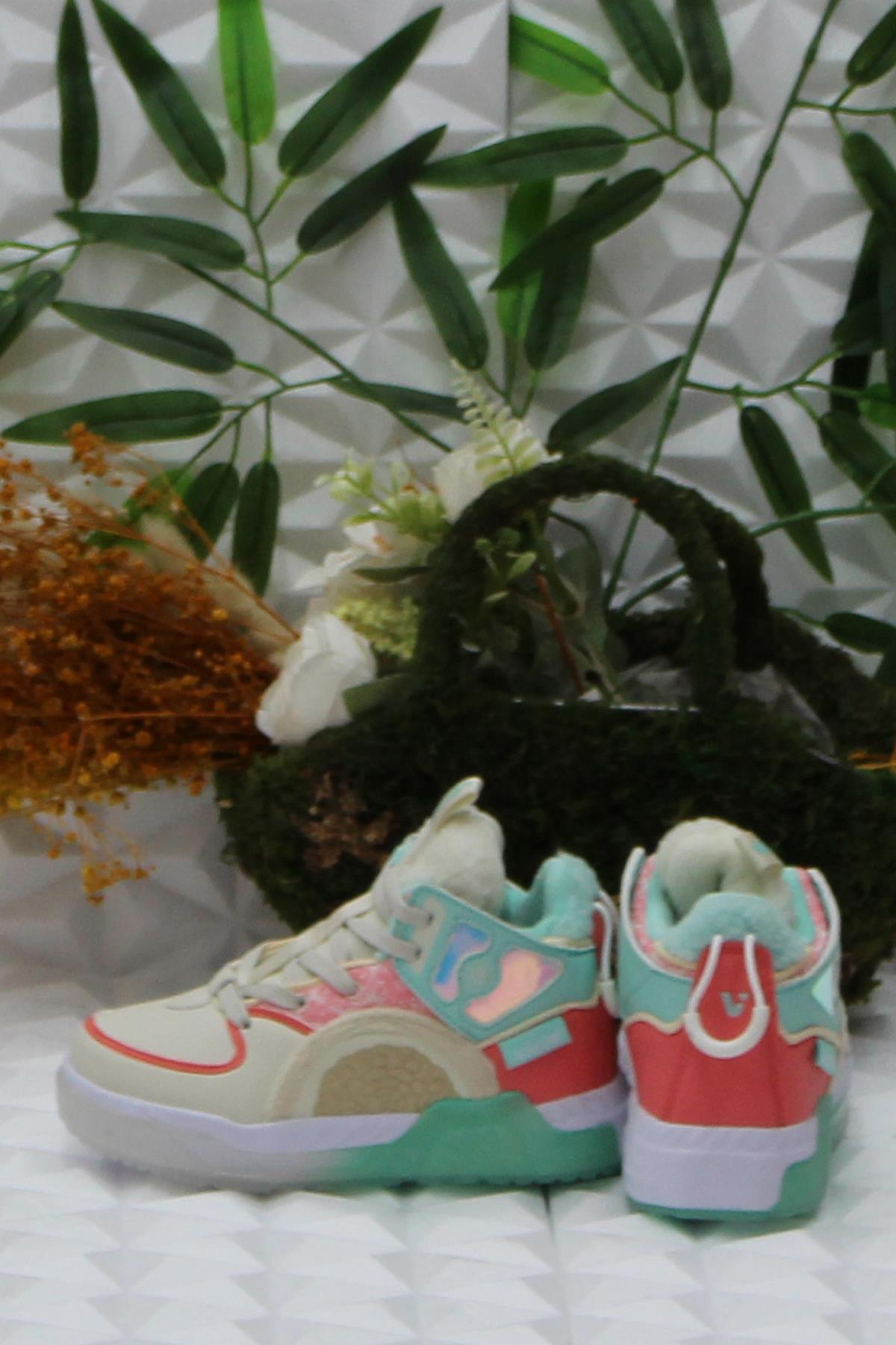 946.P24K.425 Bej Mei Bıg Kids Phylon Kız Çocuk Bot - Görsel 5