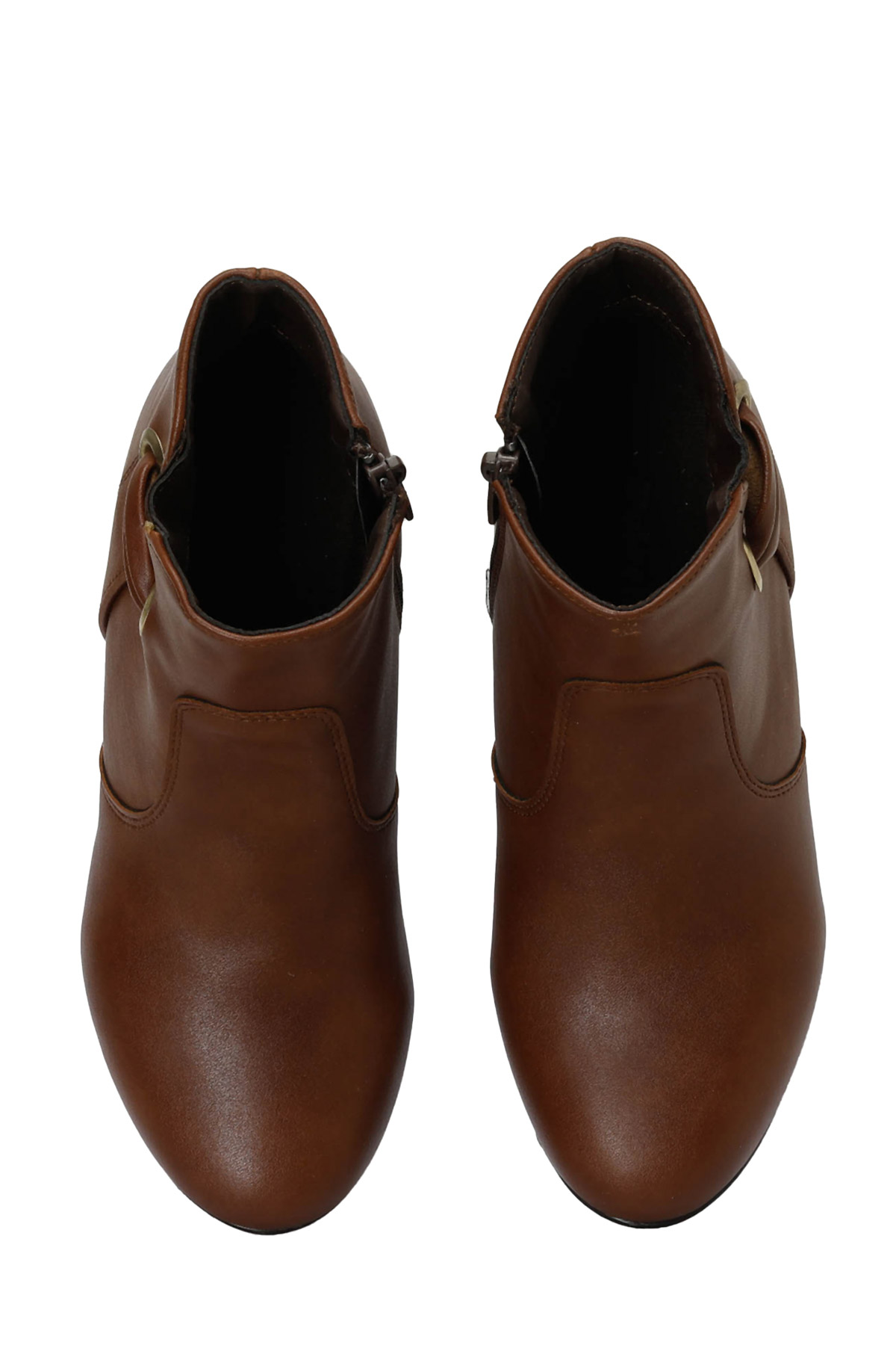 Polaris Polaris 166692.Z4PR Taba Kadın Topuklu Bot Flo'da! Taba - 5. görsel