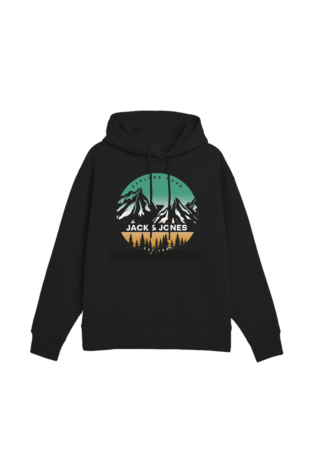 Sweat à Capuche Jack & Jones Junior Garçon - Coupe Droite - Mélange Coton Doux - Style Décontracté