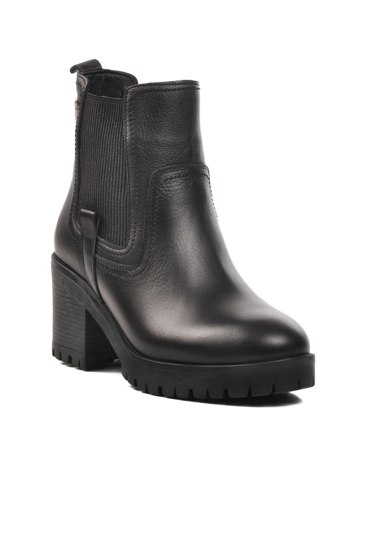 9826 Siyah Hakiki Deri Kadın Bot - Görsel 4