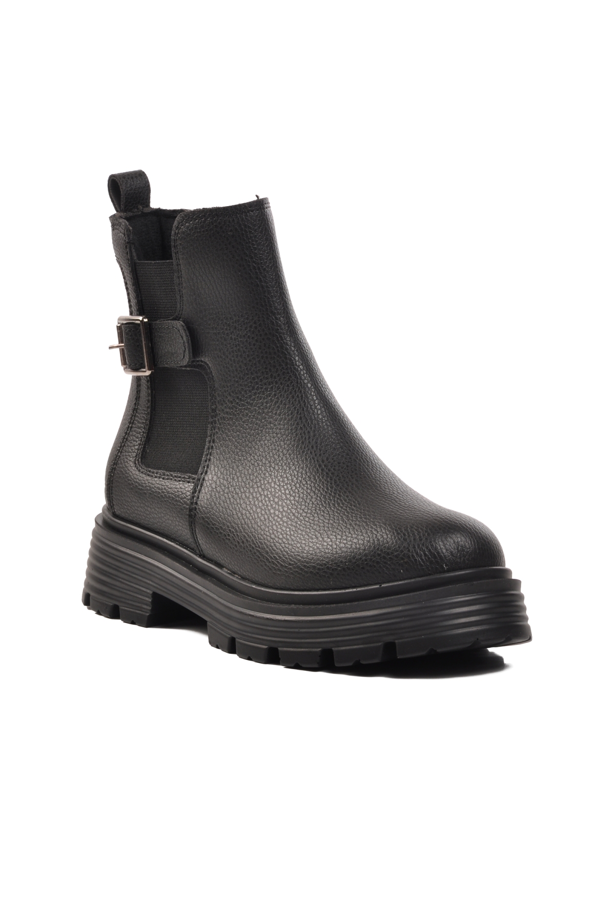 677008 Siyah Slip-On Kadın Bot - Görsel 4