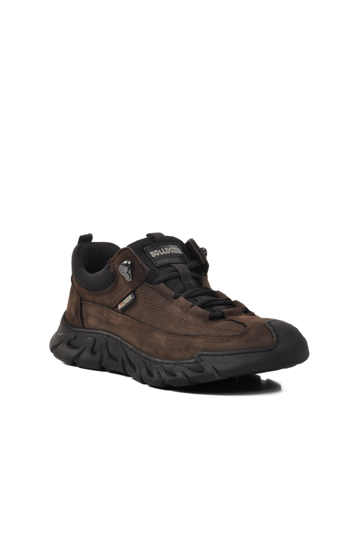 240003 Antrasit Nubuk Hakiki Deri Erkek Günlük Ayakkabı - Görsel 4