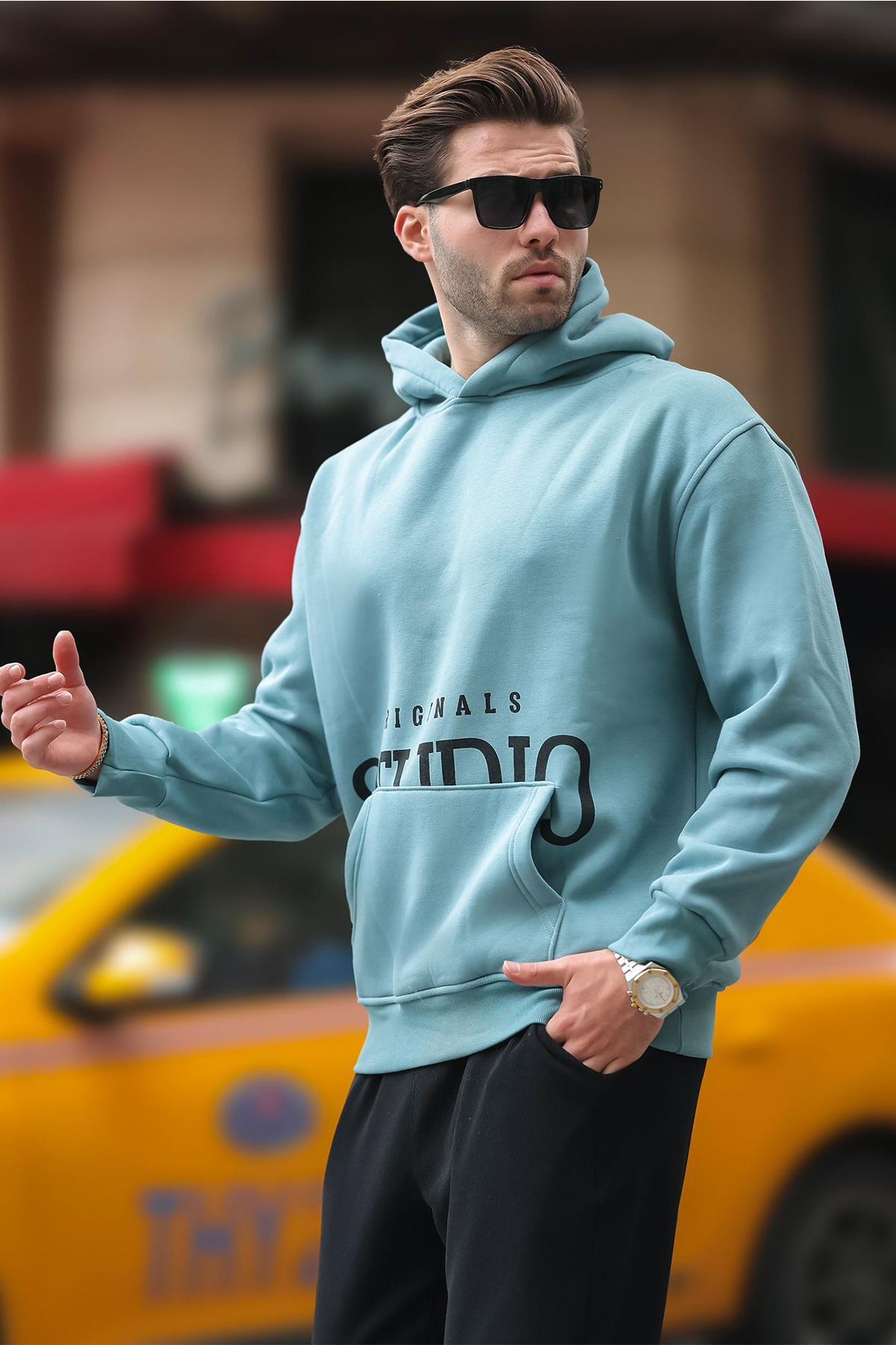 MDX Hooded Sweatshirt with Printed Pocket Detail E7076 - Motril main image 1