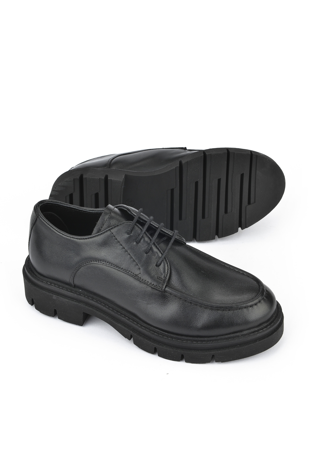 Kadın Hakiki Deri Günlük Ayakkabı 1431022Z2406 Siyah - Görsel 5