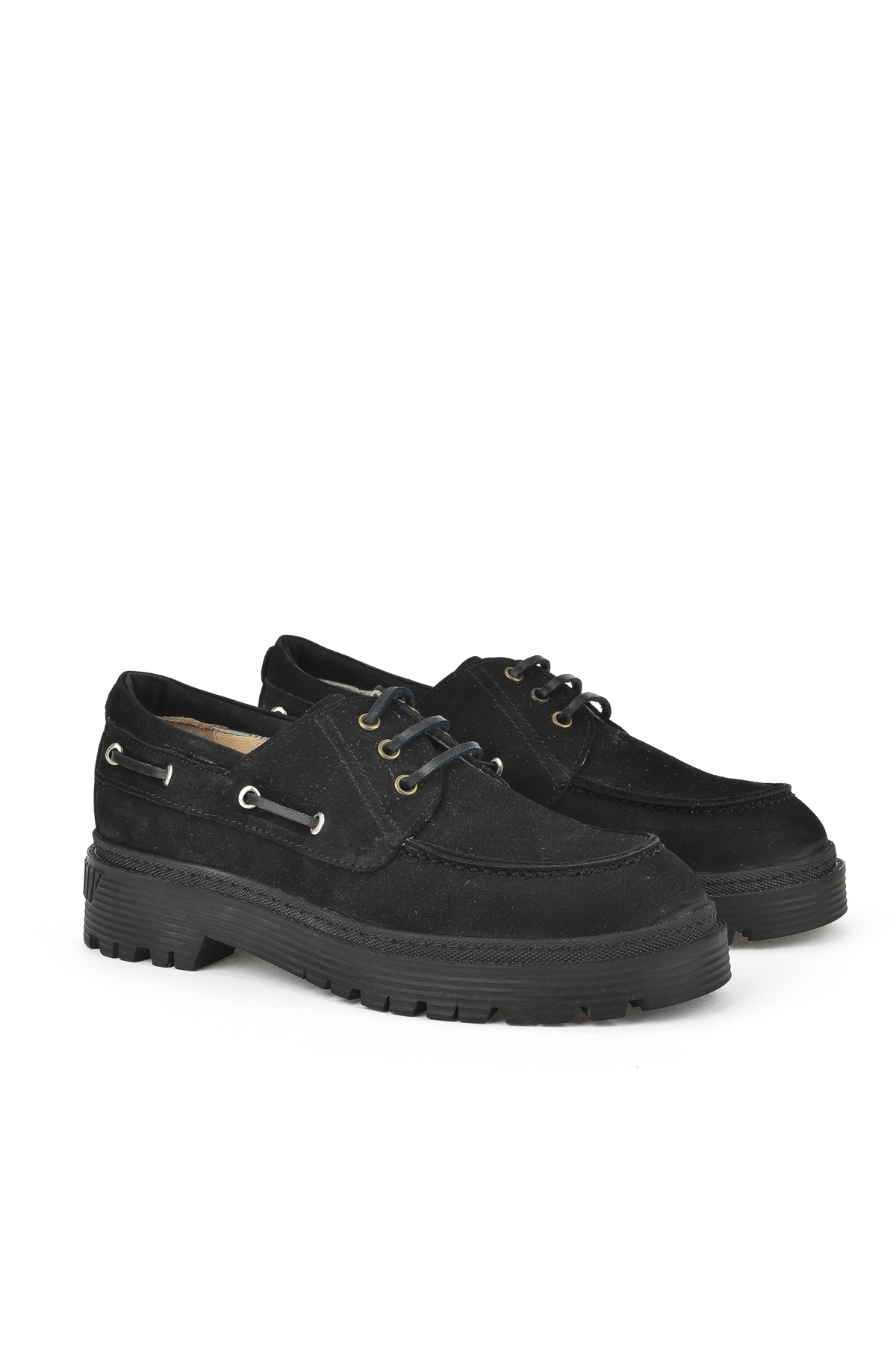 Kadın Hakiki Deri Ayakkabı 1431030Z24160 Siyah - Görsel 3