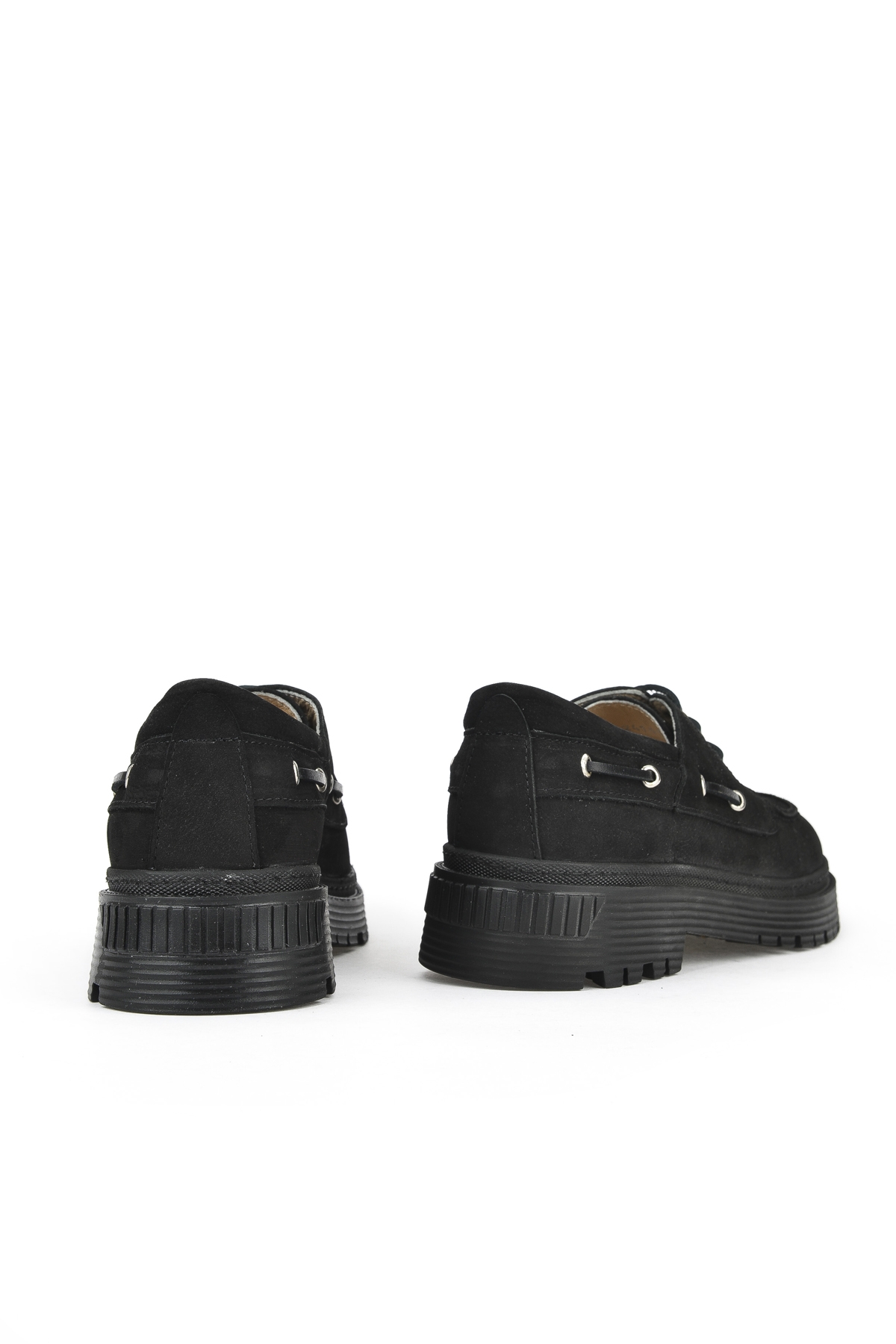 Kadın Hakiki Deri Ayakkabı 1431030Z24160 Siyah - Görsel 4