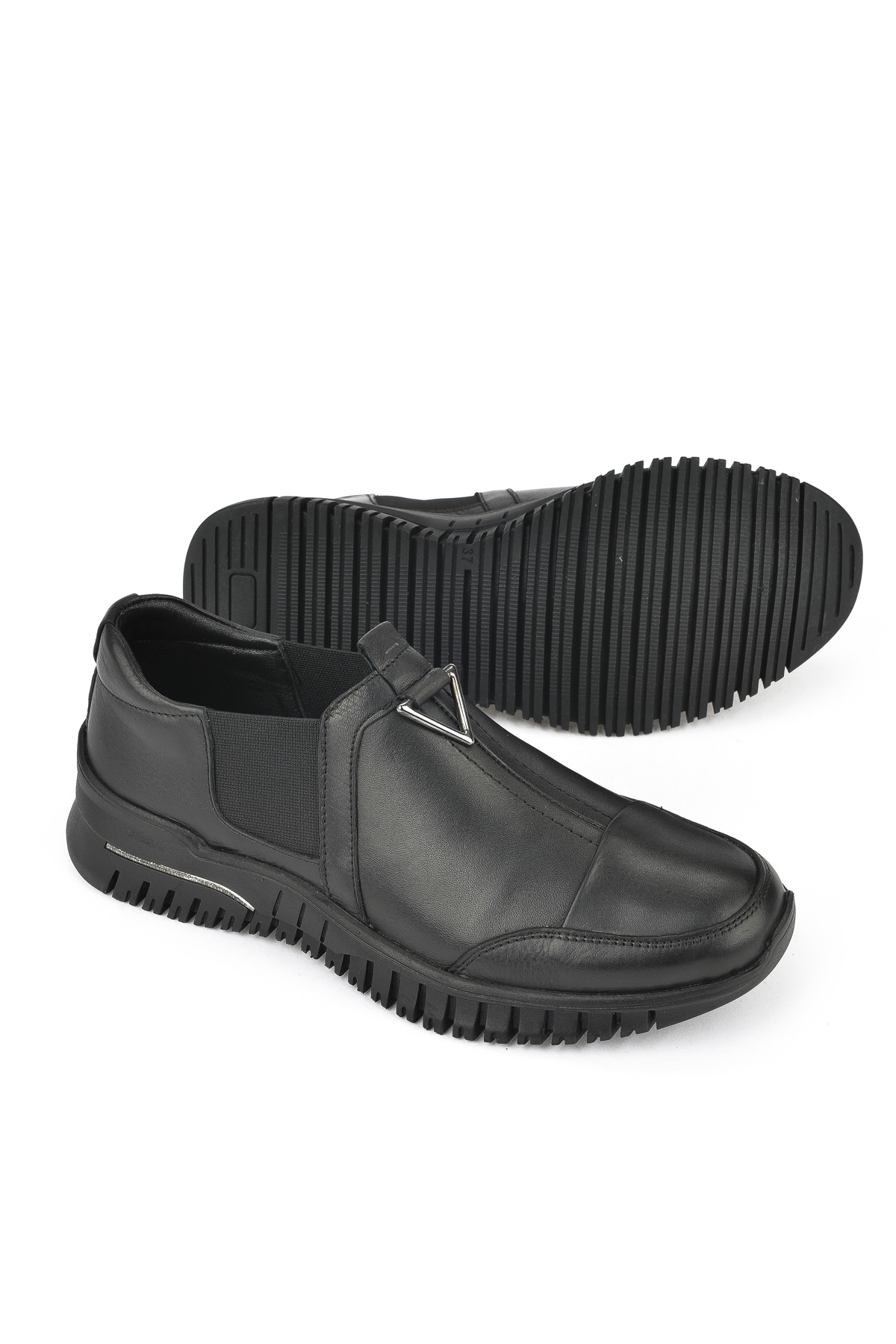 Kadın Hakiki Deri Ayakkabı 14355Z2888 Siyah - Görsel 5