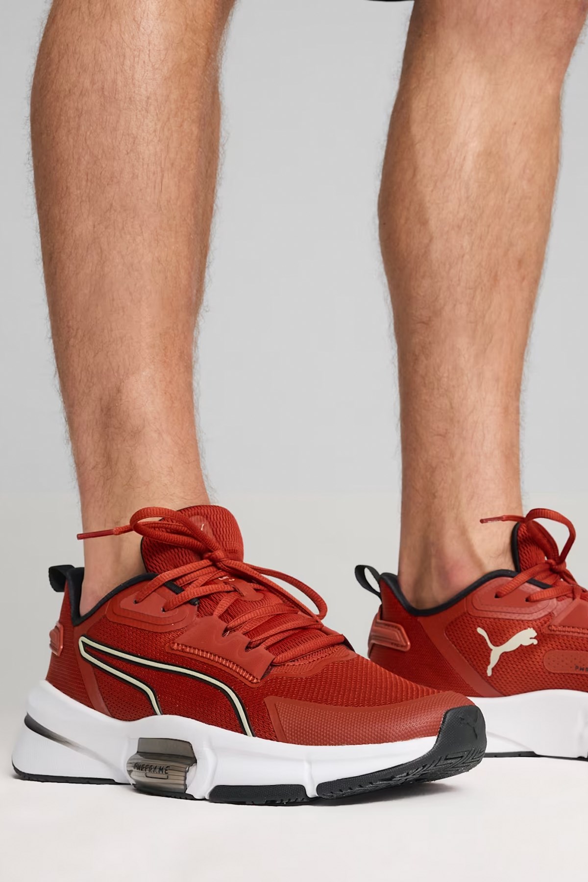 Puma Puma Kırmızı Pwrframe Tr 3 Erkek Spor Ayakkabı 37948211 Sneaker | Flo Kırmızı - 8. görsel