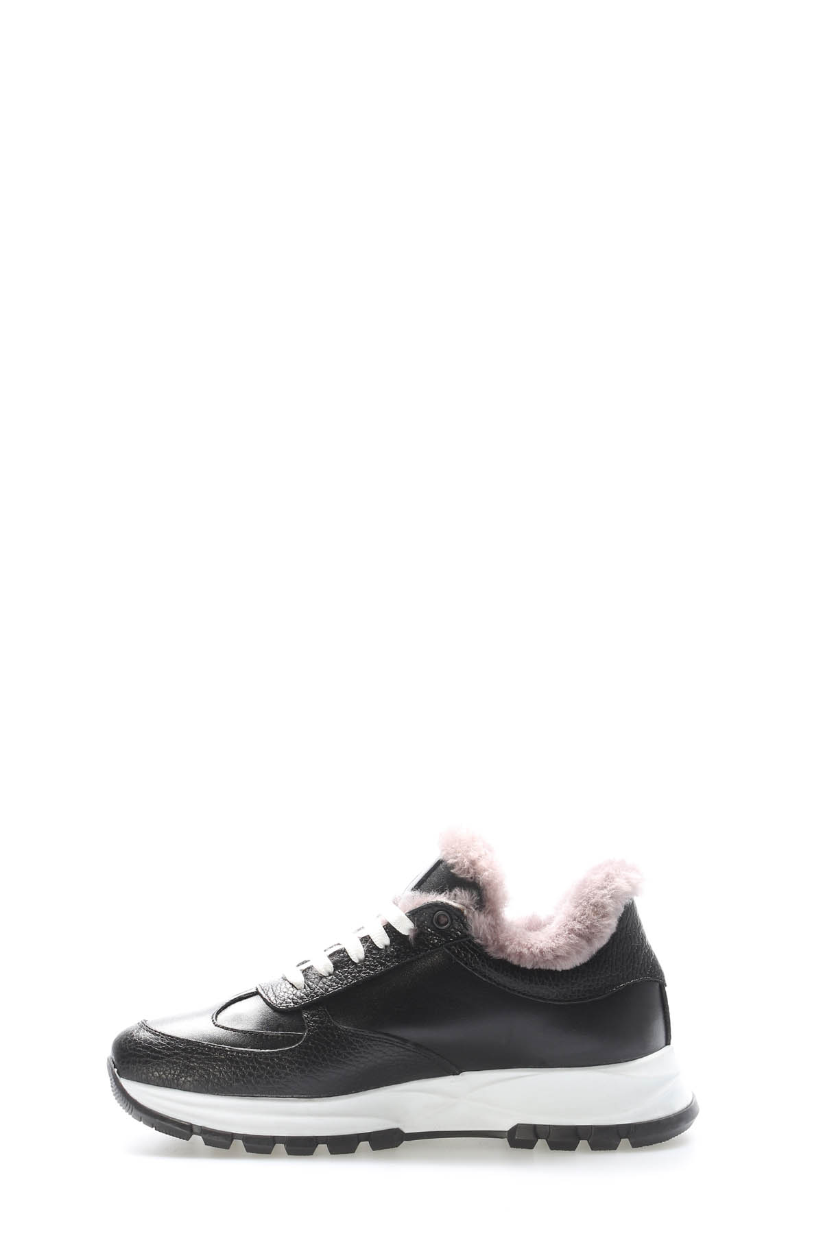 Hakiki Deri Kürklü Kadın Casual Ayakkabı 197KZAA04 - Görsel 3