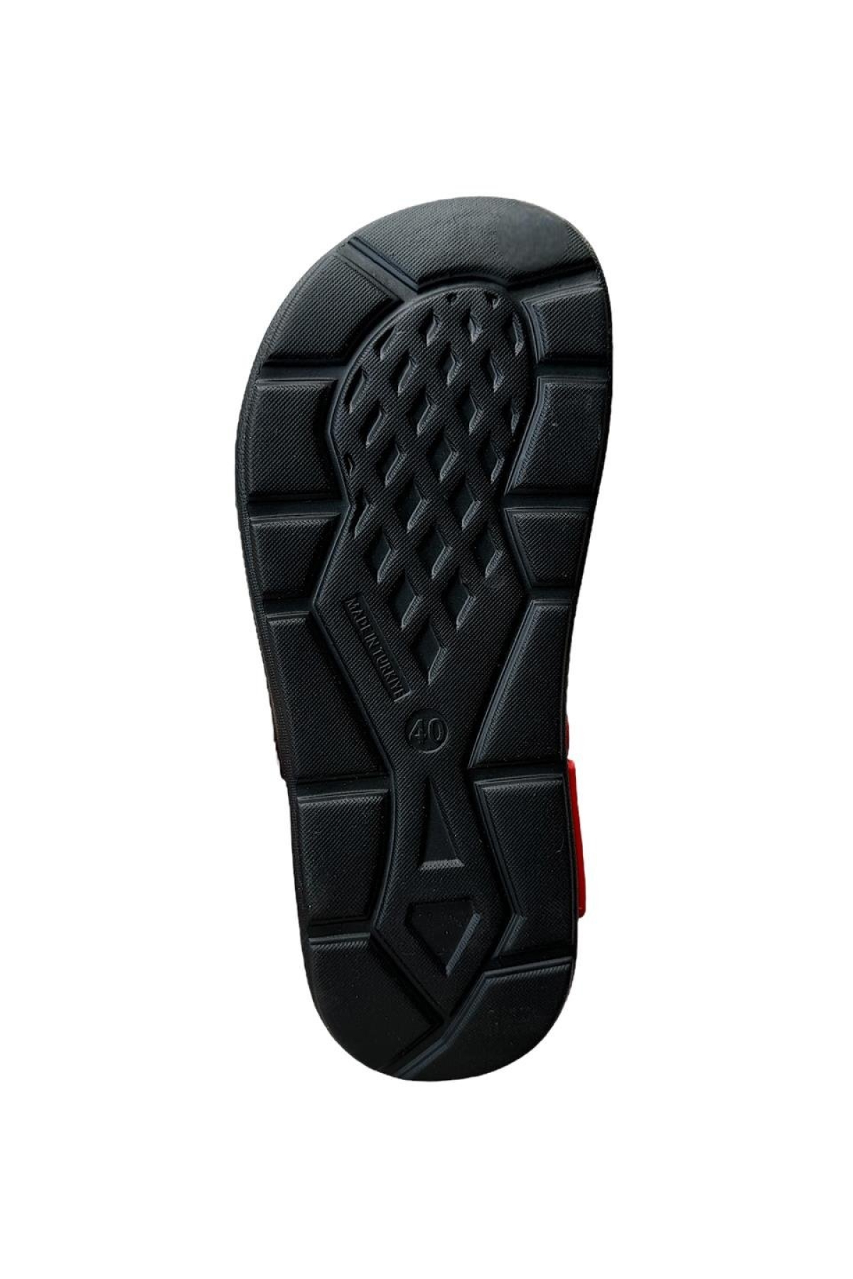 Unisex Comfort Eva Taban Terlik SİYAH - KIRMIZI - Görsel 9