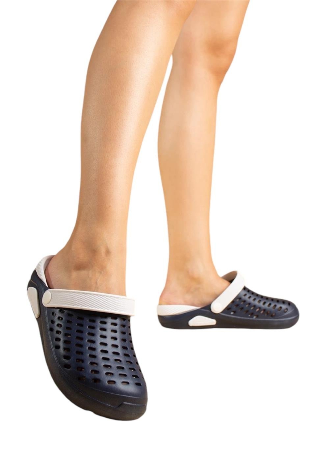 Unisex Comfort Eva Taban Terlik LACİVERT - BEYAZ - Görsel 2