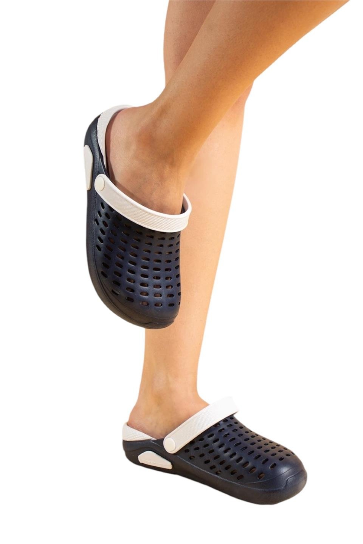 Unisex Comfort Eva Taban Terlik LACİVERT - BEYAZ - Görsel 3