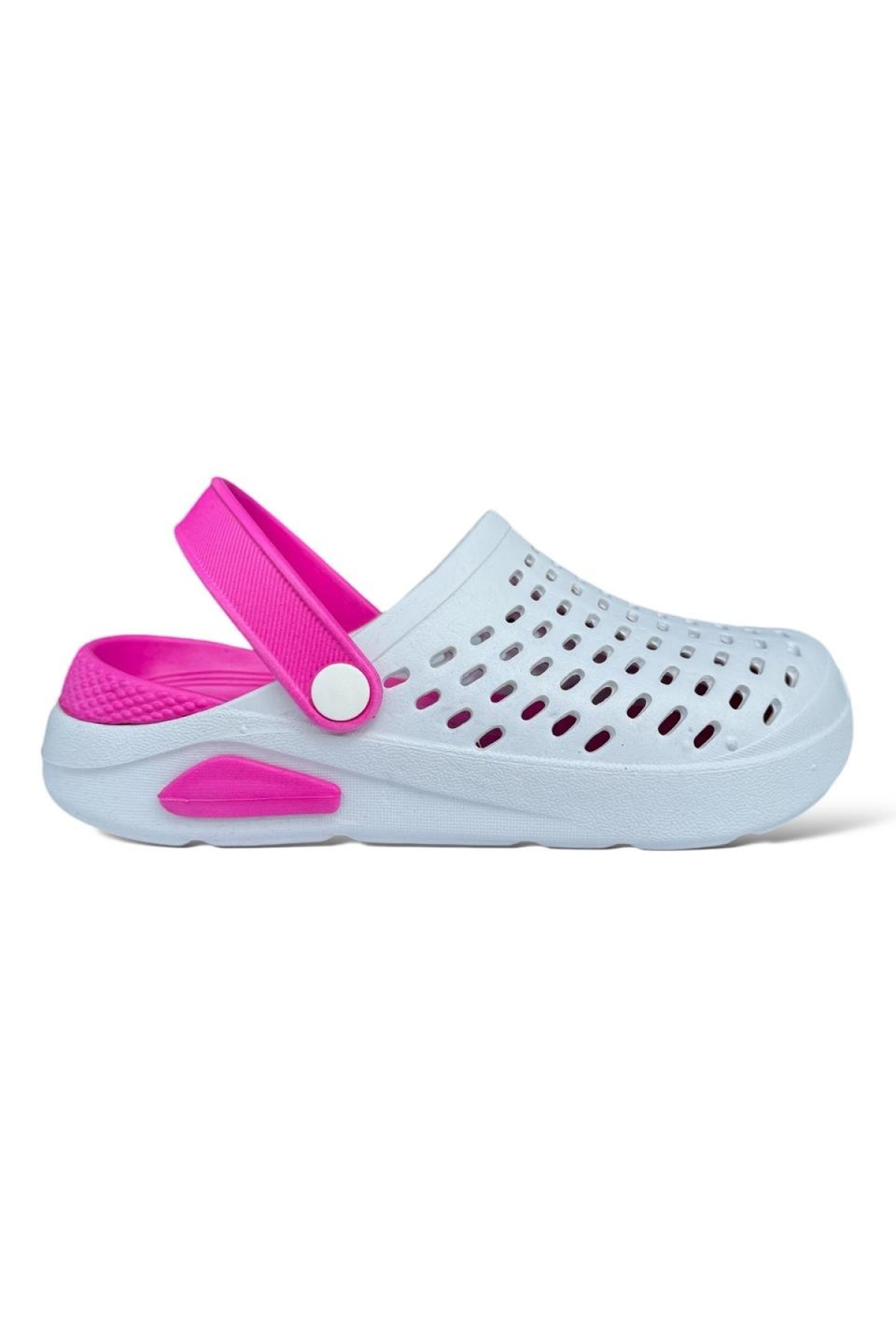 Unisex Comfort Eva Taban Terlik BEYAZ - PEMBE - Görsel 5