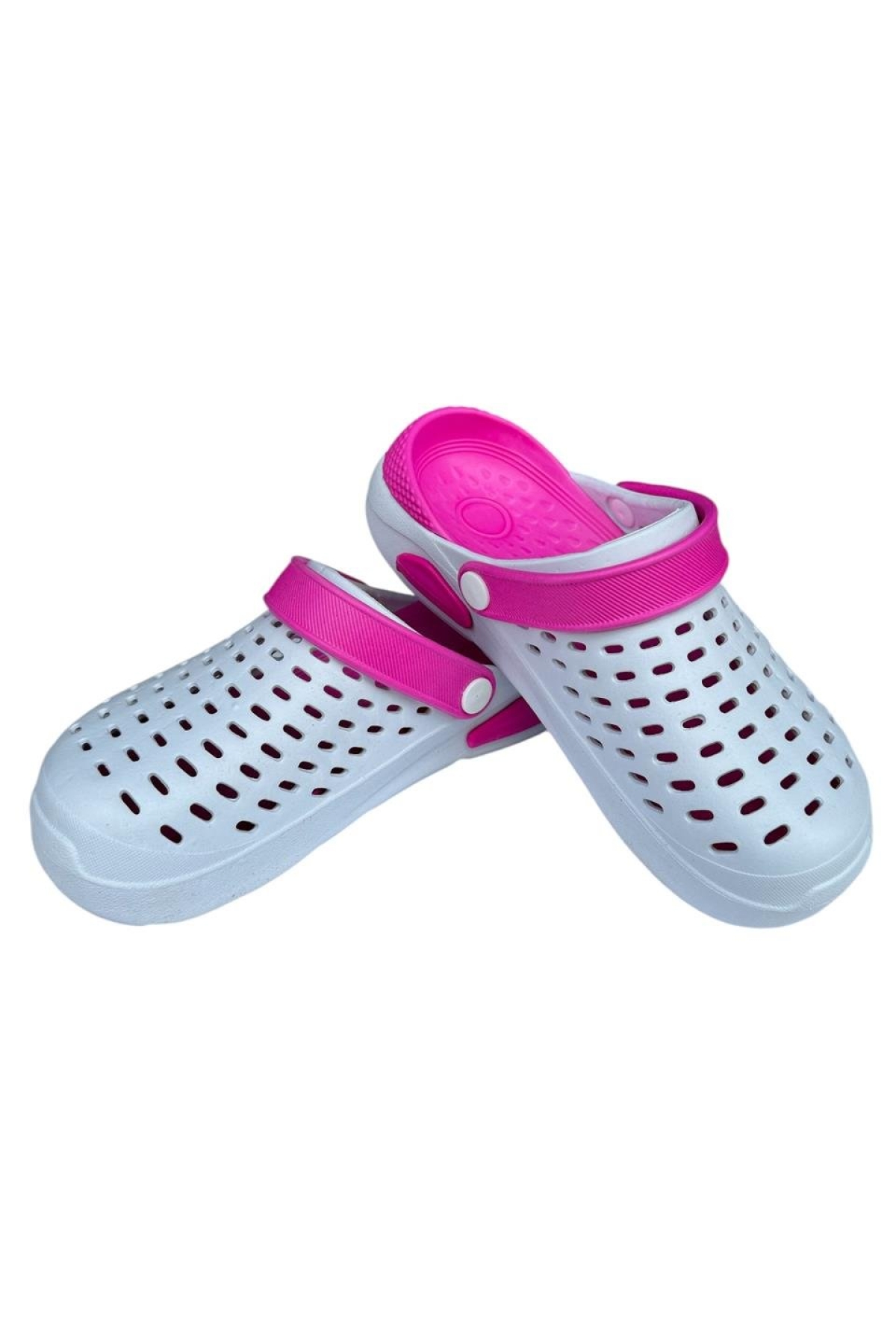 Unisex Comfort Eva Taban Terlik BEYAZ - PEMBE - Görsel 7