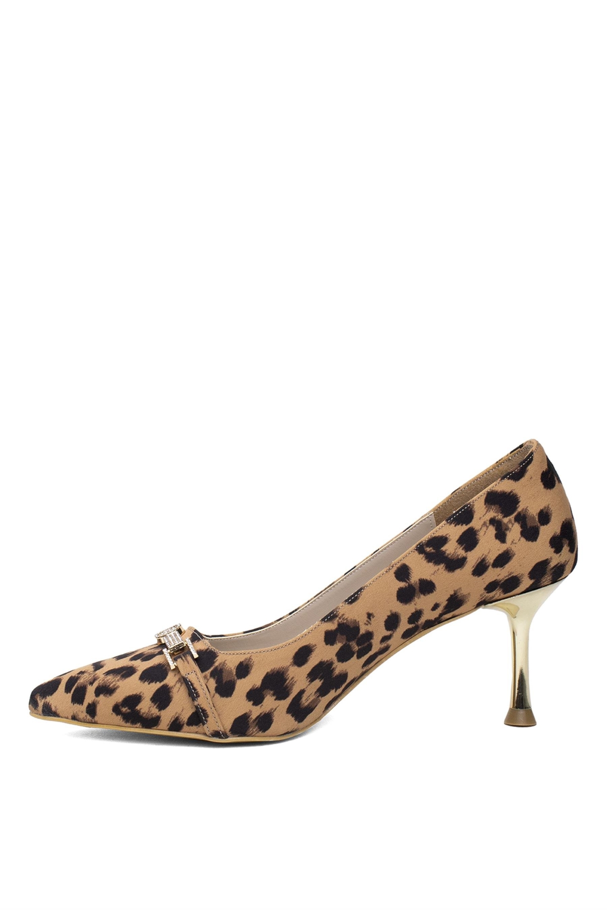 PM450 K306 Kadın Klasik Topuklu Ayakkabı Siyah - Görsel 4