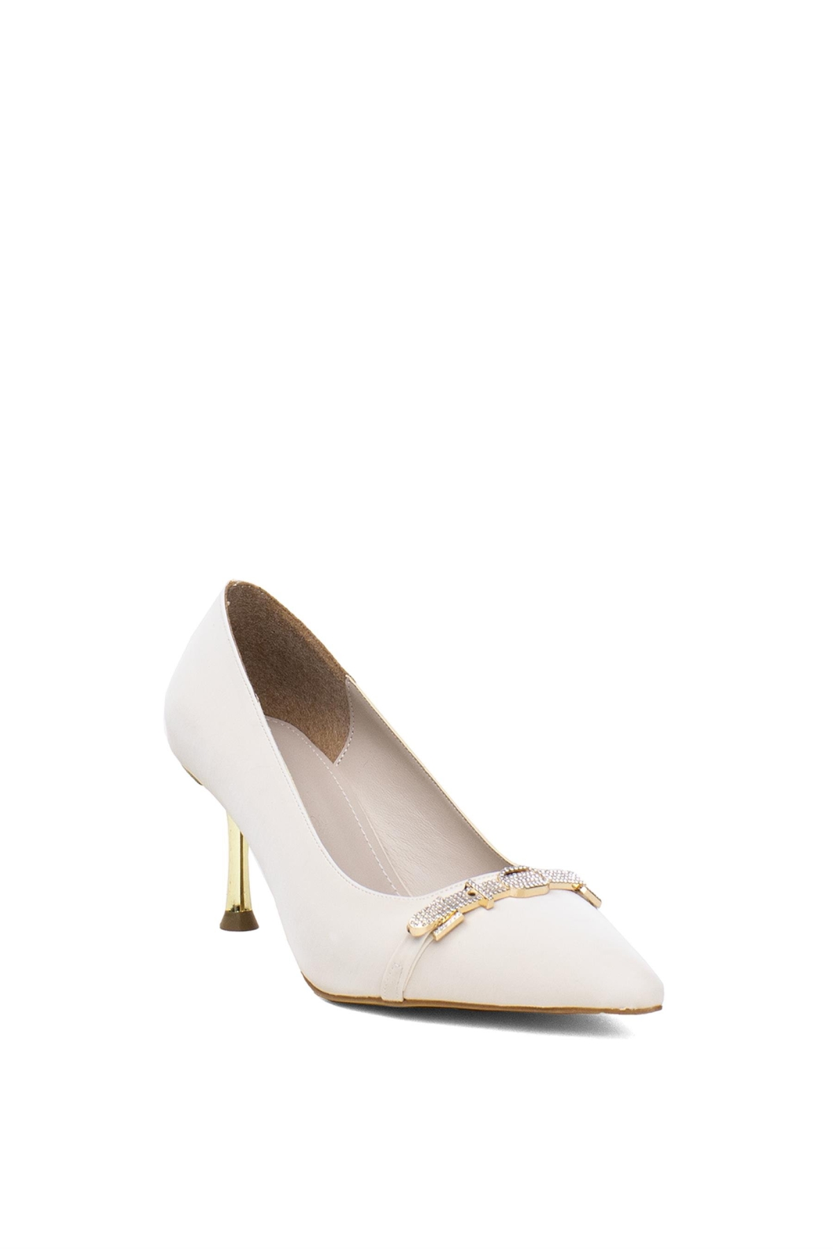 PM450 K305-2 Kadın Abiye Ayakkabı Ten - Görsel 3