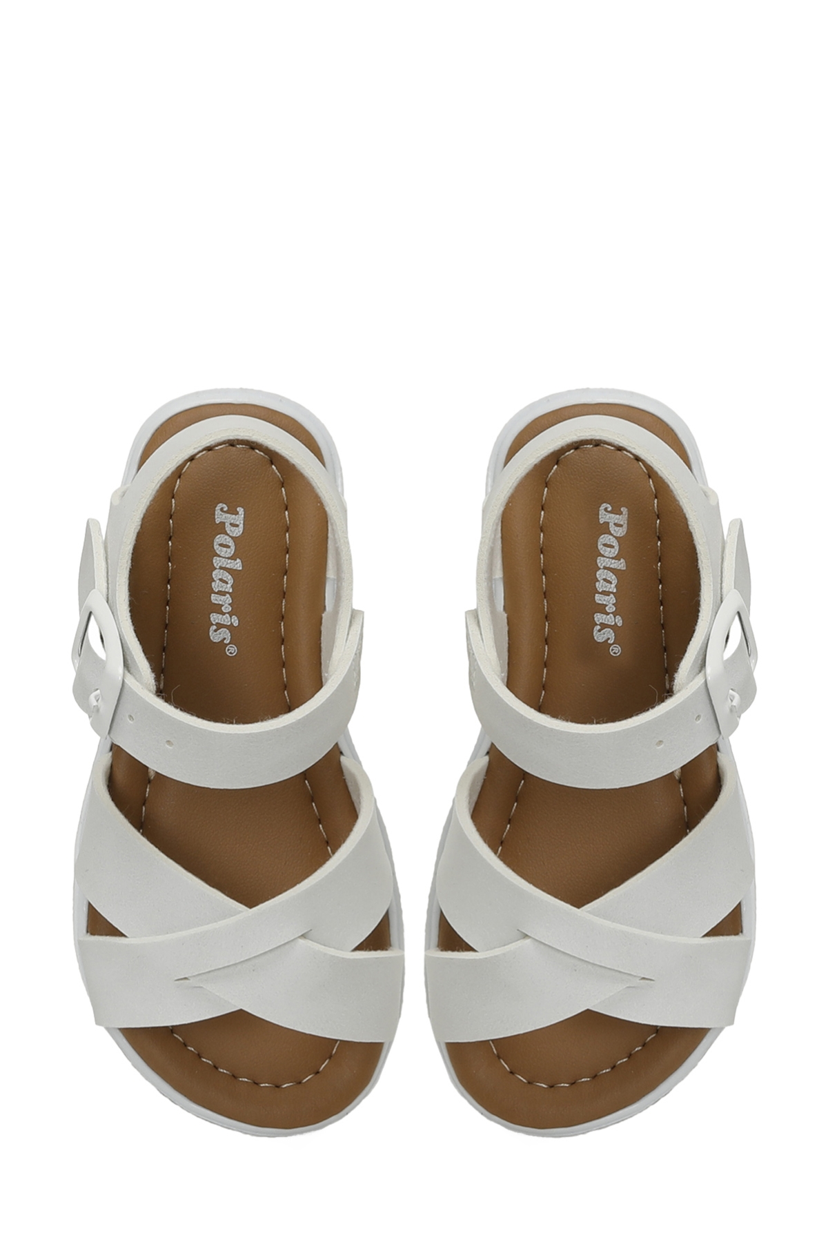 KLAS.B5FX Beyaz Kız Çocuk Sandalet - Görsel 5