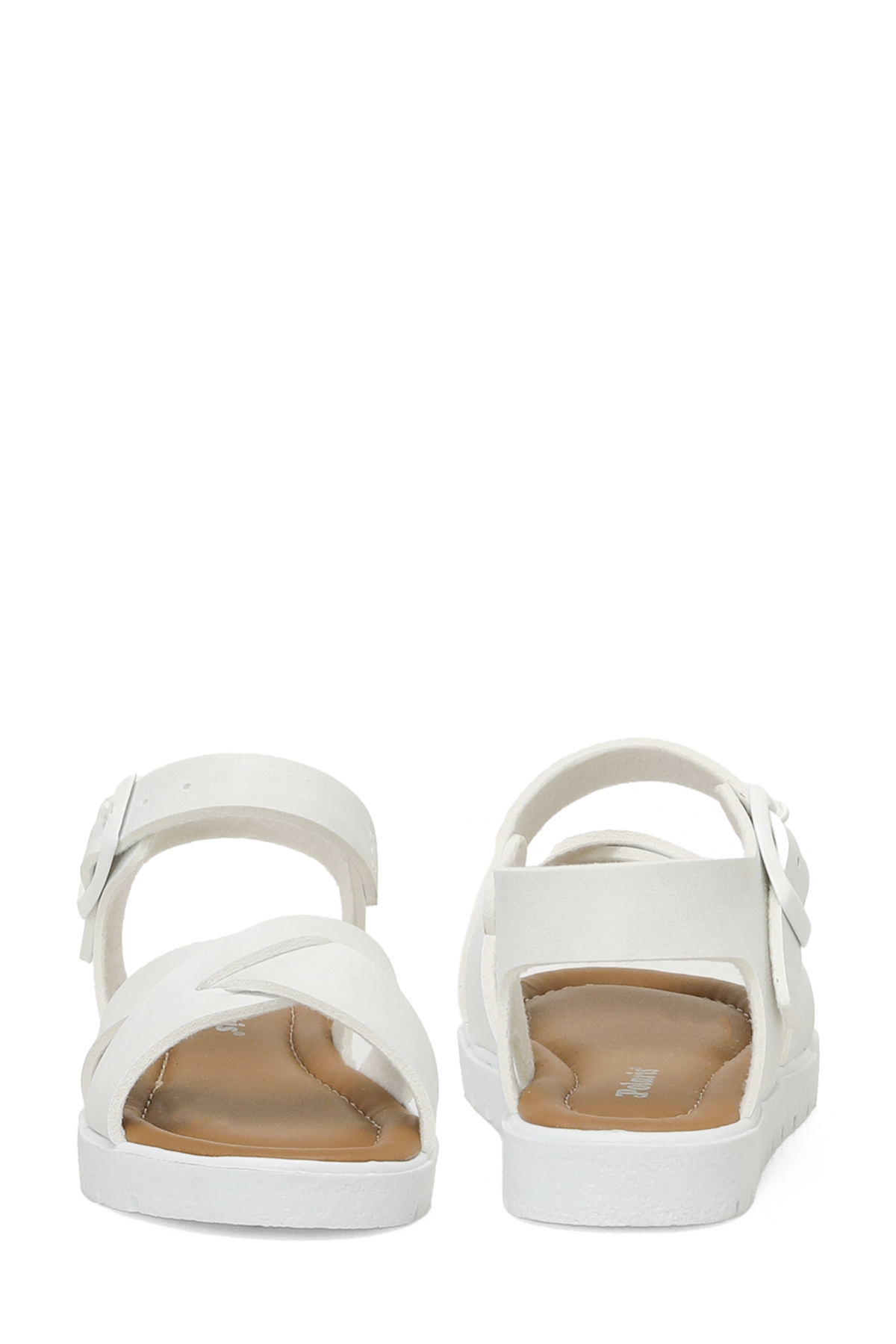 KLAS.B5FX Beyaz Kız Çocuk Sandalet - Görsel 6