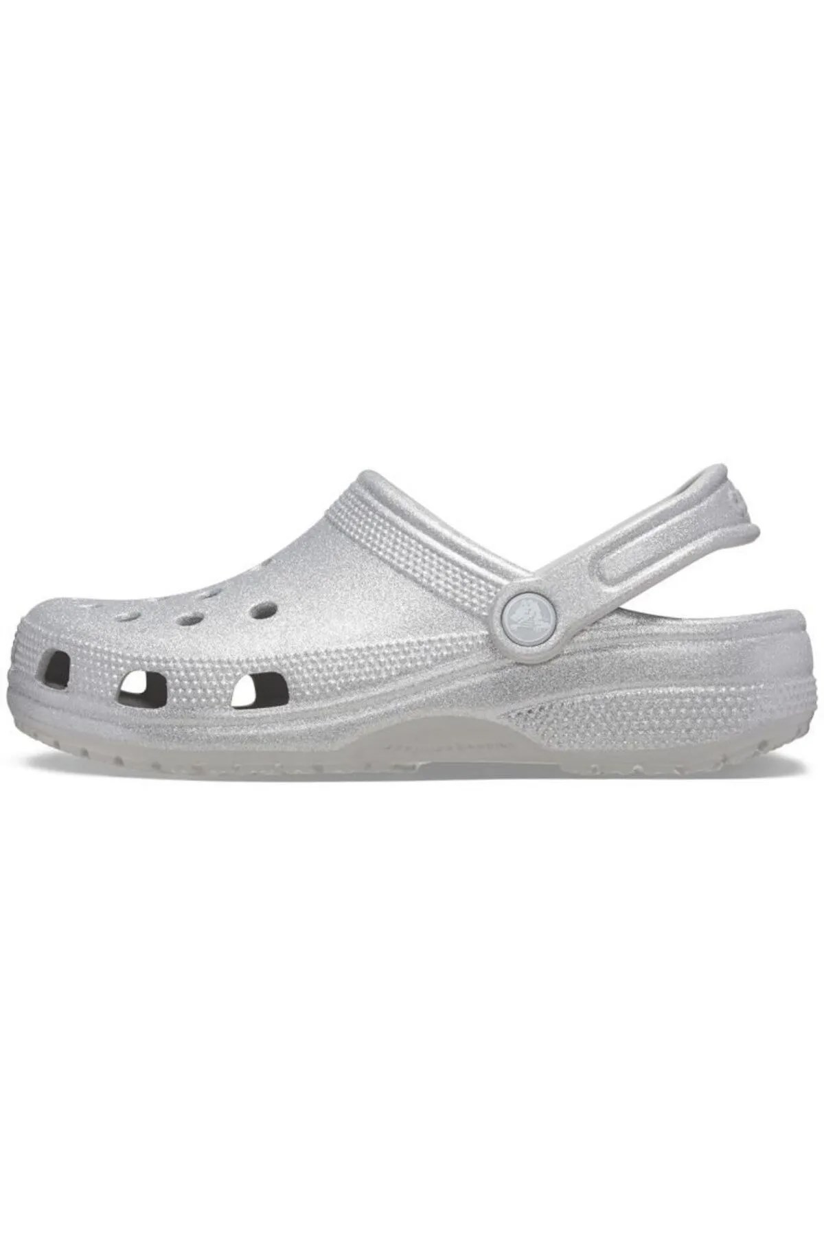 Crocs Crocs Gri Classic Glitter Clog Kadın Terlik 205942-0IC Sandalet & Terlik | Flo Gri - 3. görsel