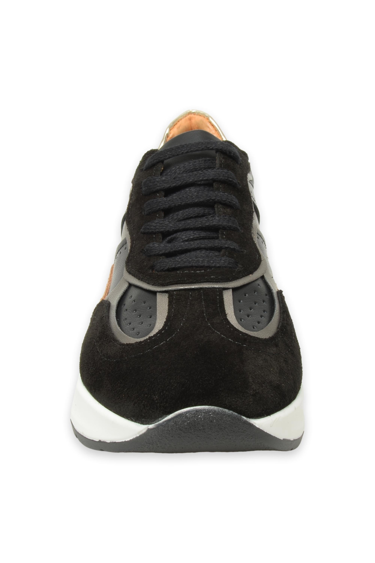 D24Ka-315 Günlük Siyah Kadın Spor Ayakkabı - Görsel 4