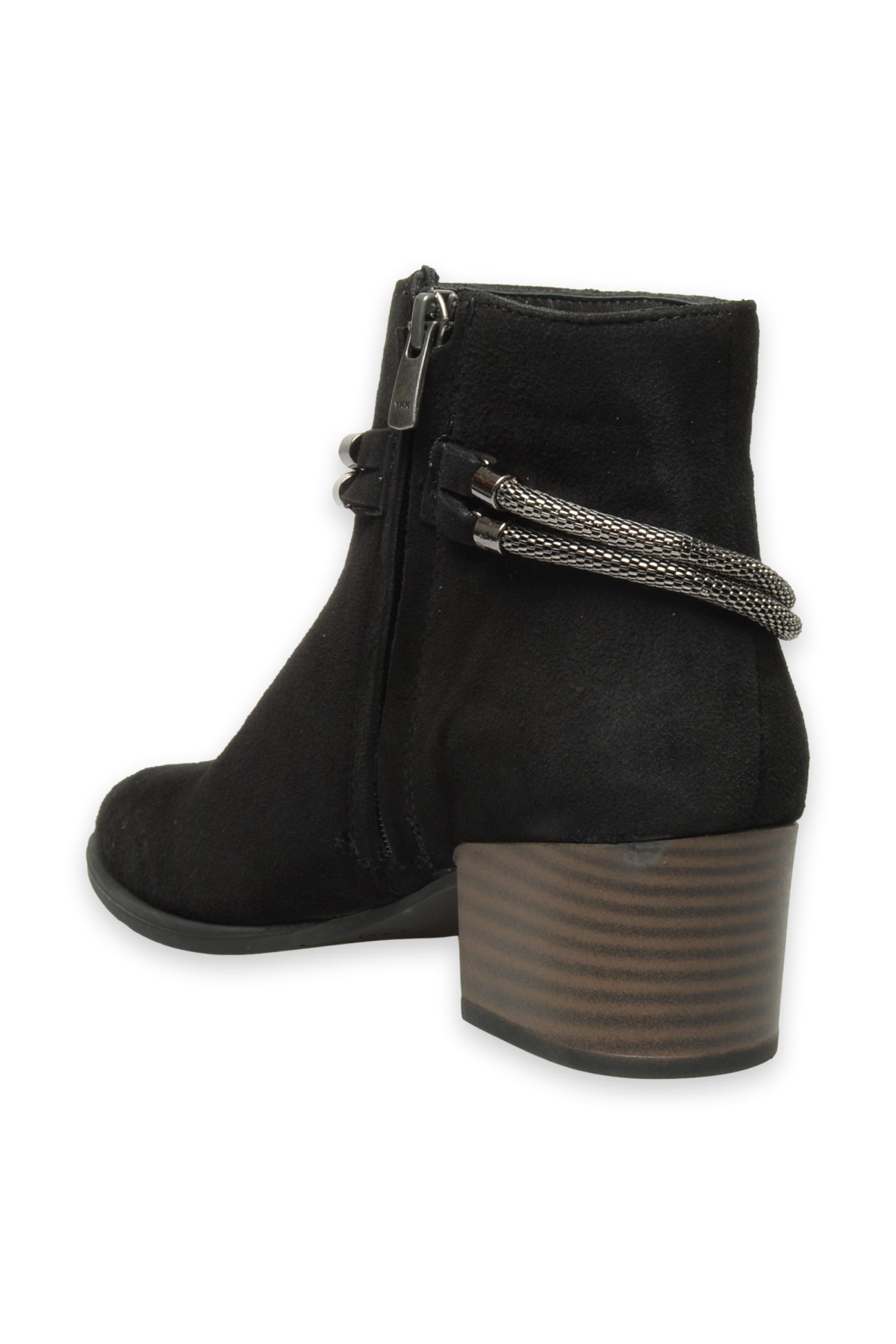 D24Kb-4135 Günlük Topuklu Süet Siyah Kadın Bot - Görsel 5