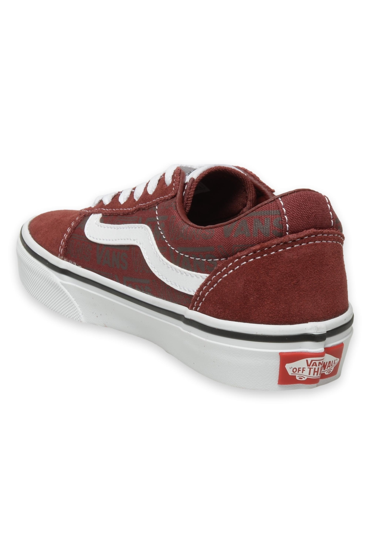 Vn000Cx0 Ward Sneakers Kırmızı Çocuk Spor Ayakkabı - Görsel 5