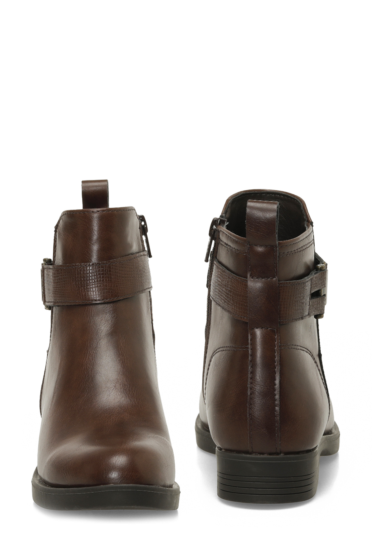 322073.Z 4PR Taba Kadın Düz Bot - Görsel 6