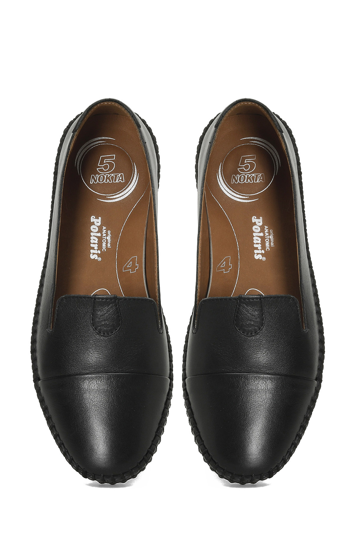 111105.Z5FX Siyah Kadın Düz Ayakkabı - Görsel 5