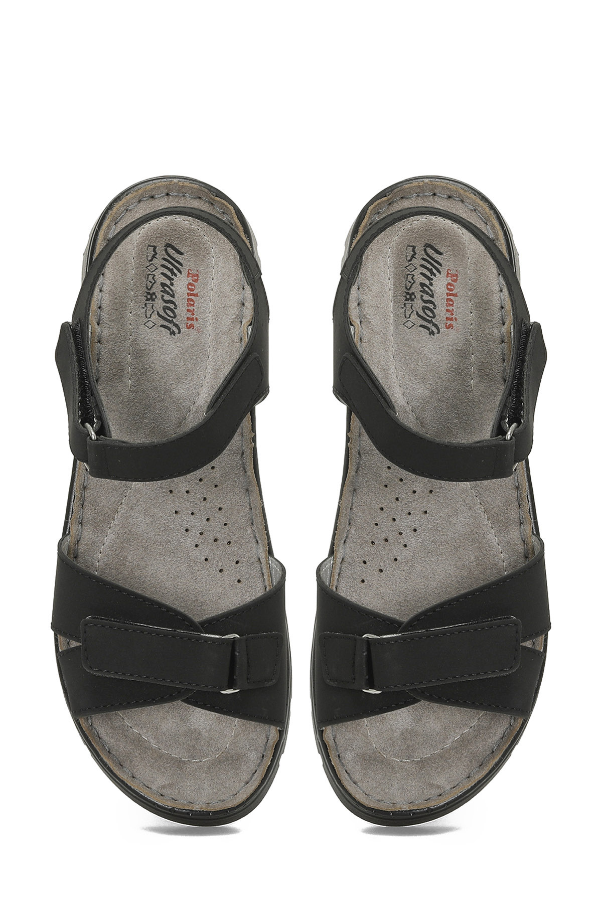 Polaris 166292.Z5FX Siyah Kadın Comfort Sandalet - Görsel 5