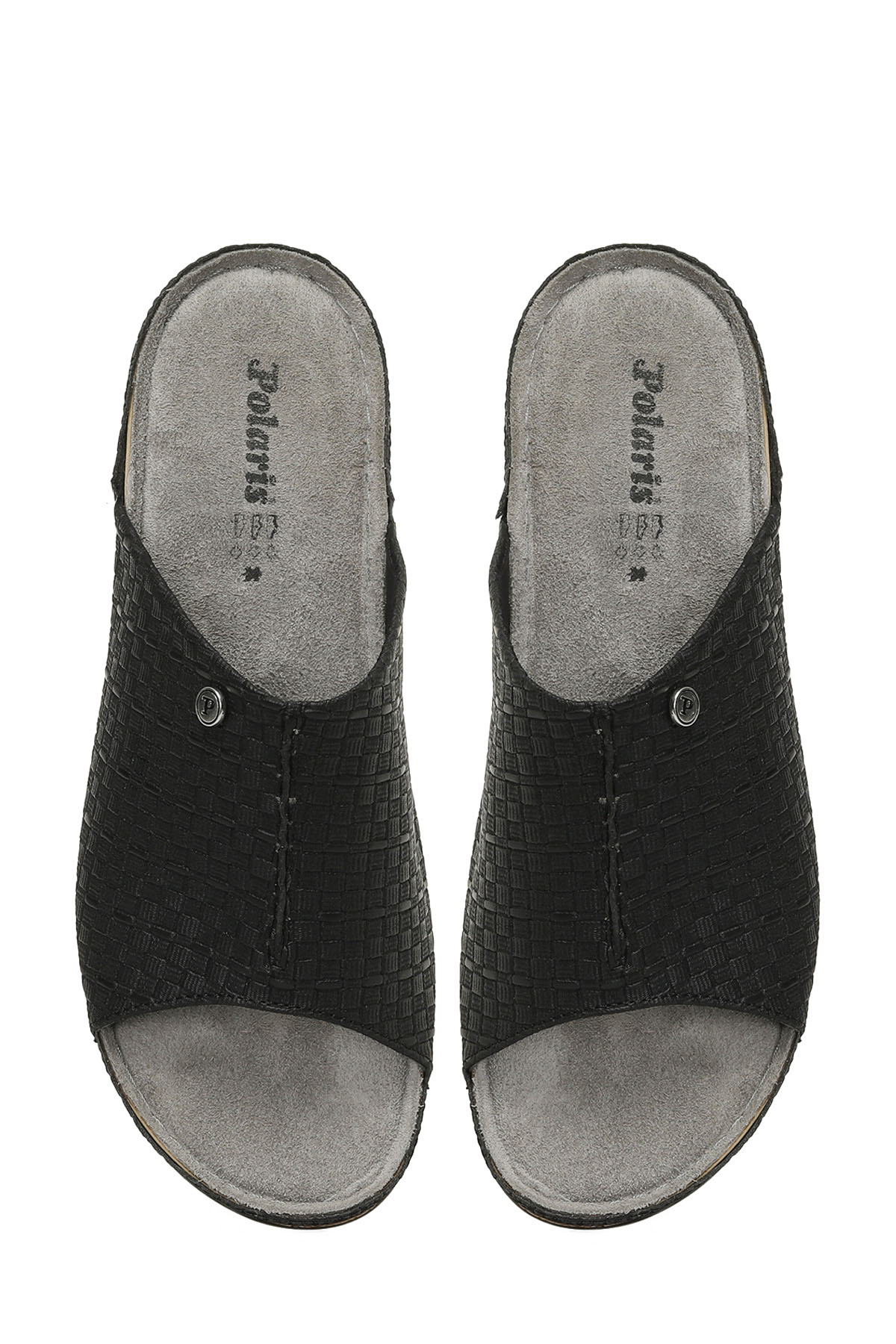 166952.BZ5FX Siyah Kadın Terlik - Görsel 5