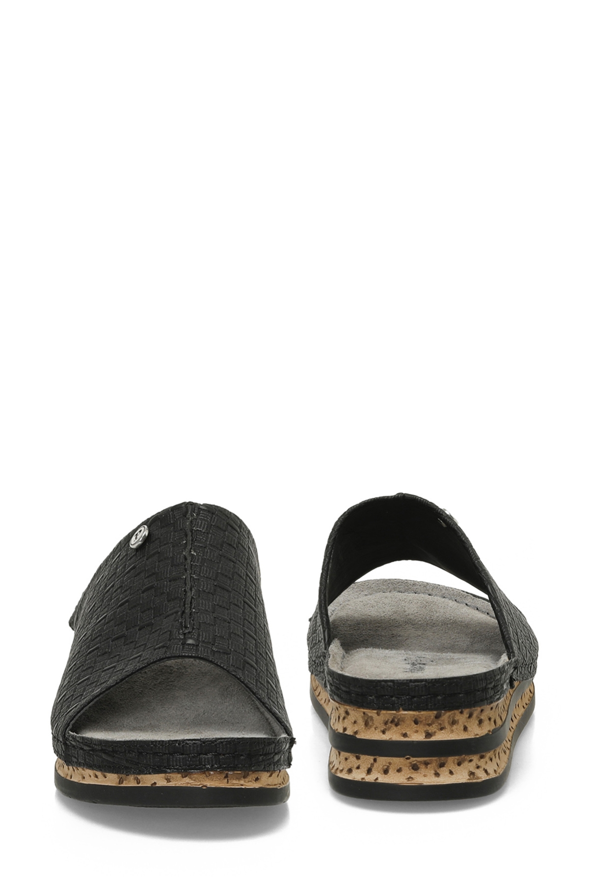 166952.BZ5FX Siyah Kadın Terlik - Görsel 6