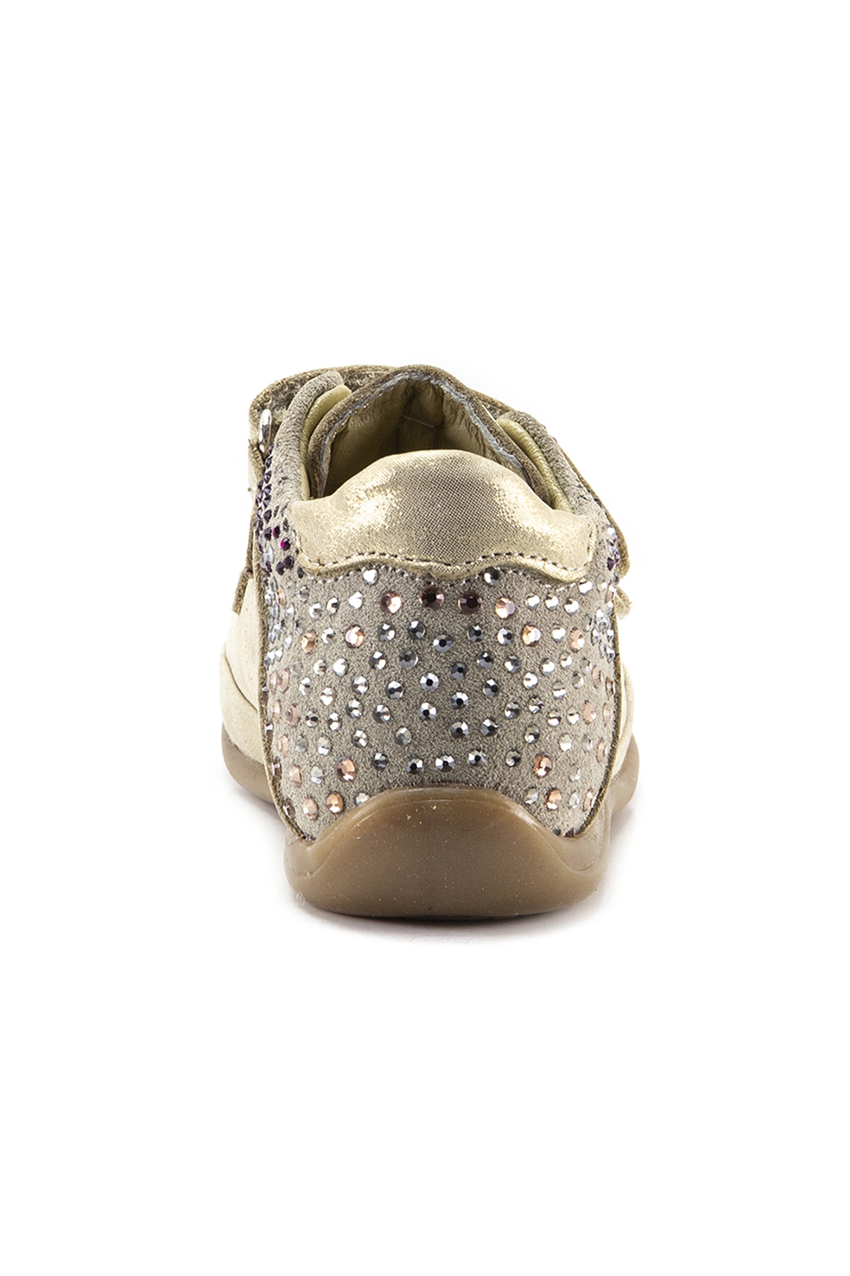 Kız Çocuk Bej Simli Deri Ortopedik Destekli İlk Adım Bot - Görsel 6