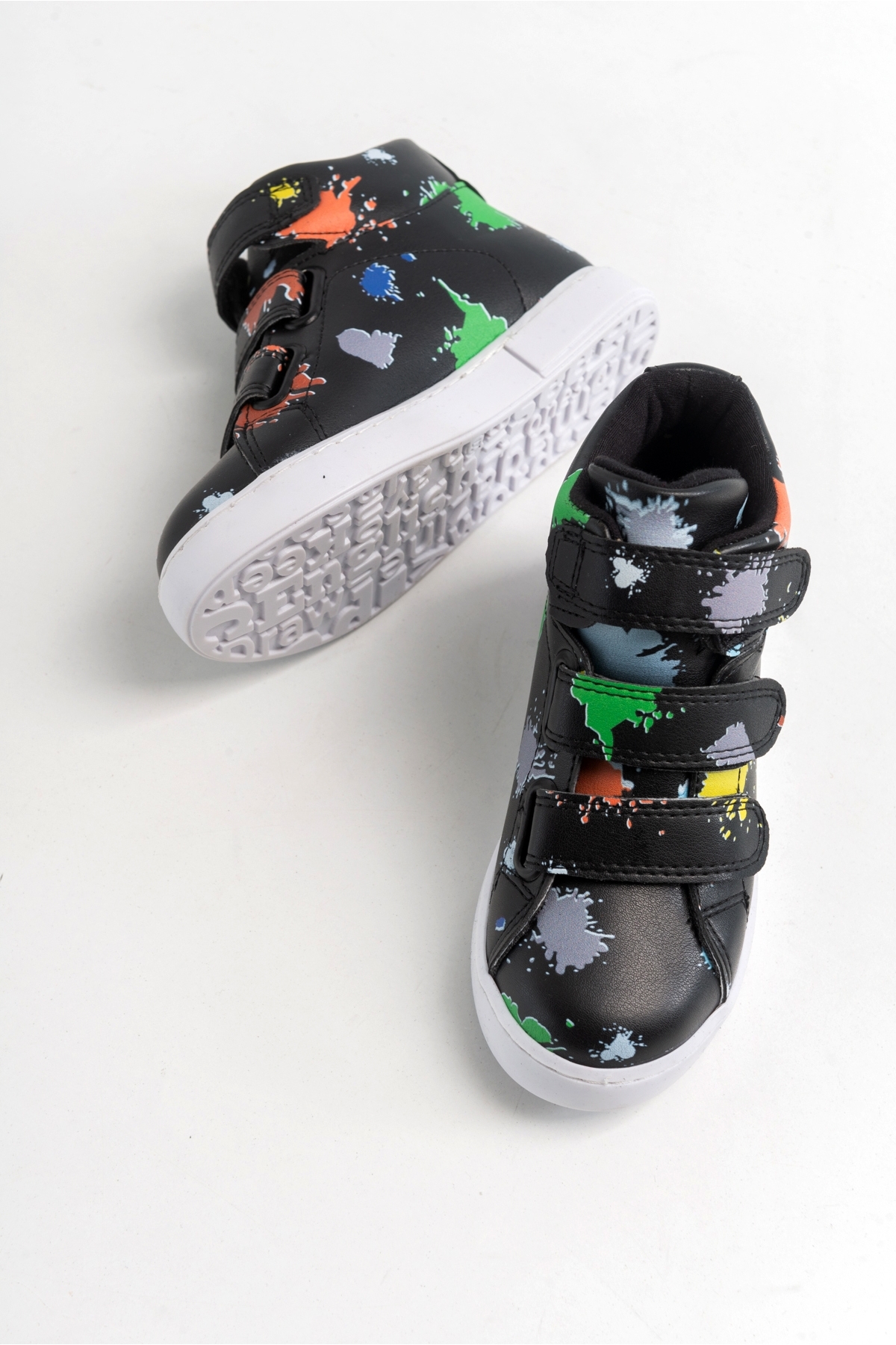 Erkek Çocuk Siyah Suni Deri Çocuk Bot - Görsel 4