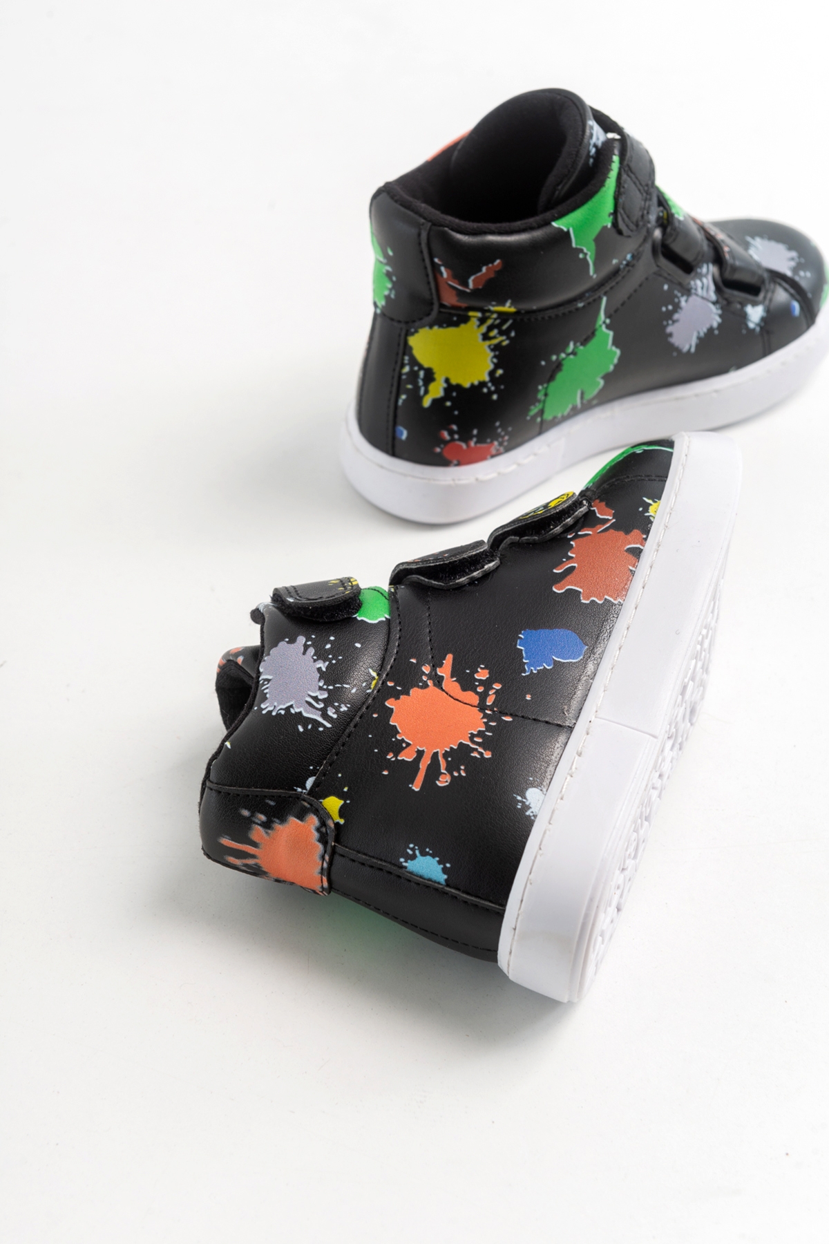 Erkek Çocuk Siyah Suni Deri Çocuk Bot - Görsel 5