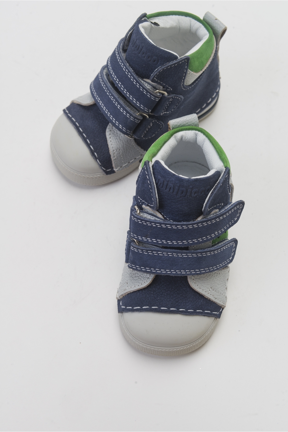 Erkek Çocuk Mavi Deri Ortopedik Destekli İlk Adım Bot - Görsel 4