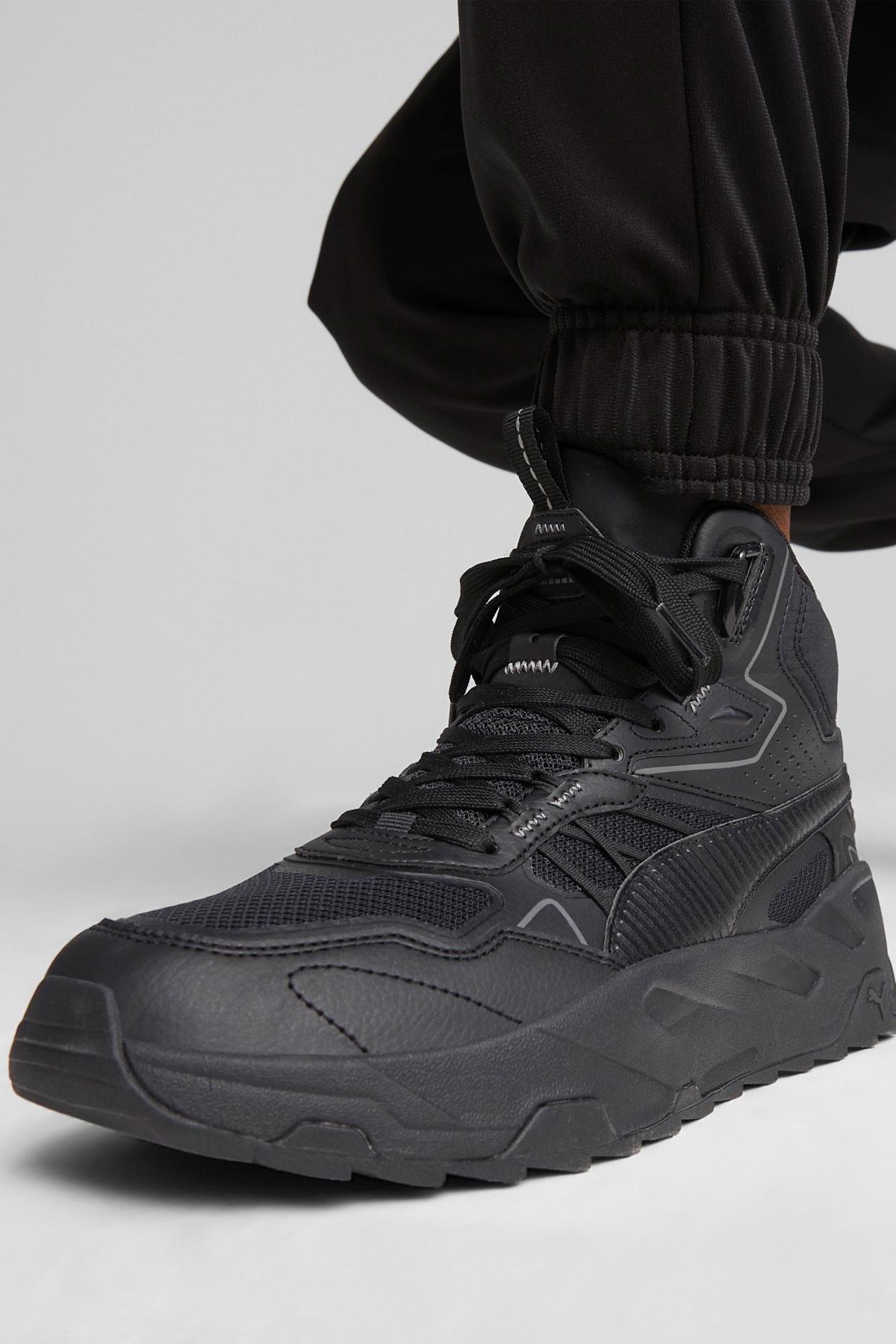 Puma Puma Siyah Trinity Mid Erkek Spor Ayakkabı 39232701 Sneaker | Flo Siyah - 8. görsel