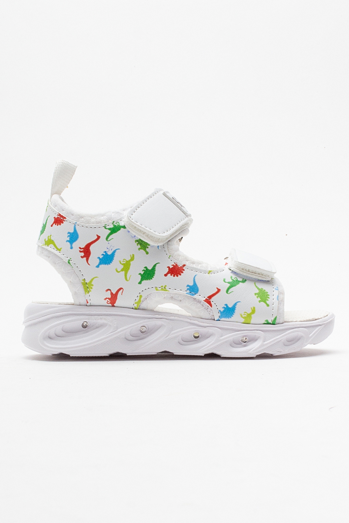 Erkek Çocuk Beyaz Işıklı Anatomik Hafif Spor Sandalet - Görsel 6