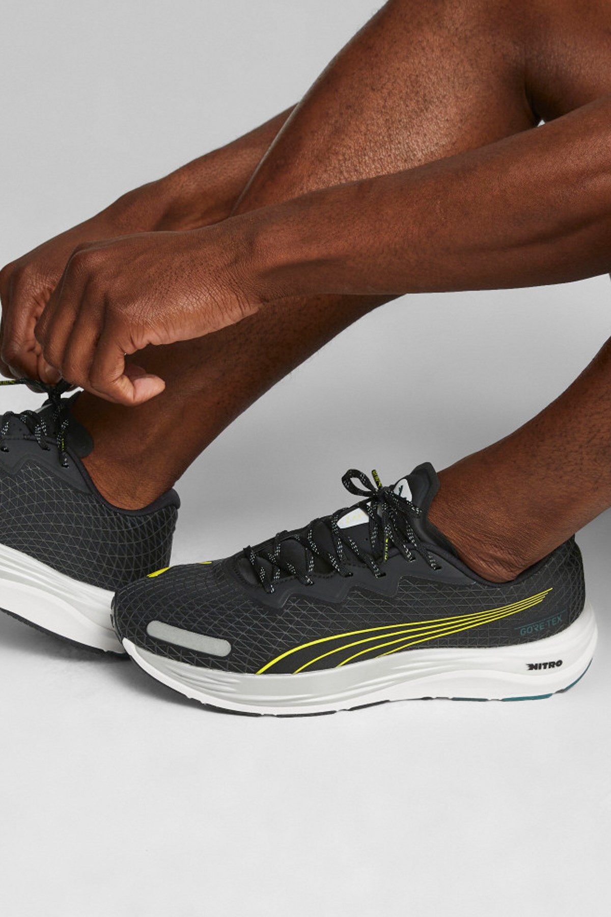 Puma Puma Siyah Velocity Nitro 2 GTX Outdoor Ayakkabı 37750704 Sneaker | Flo Siyah - 6. görsel