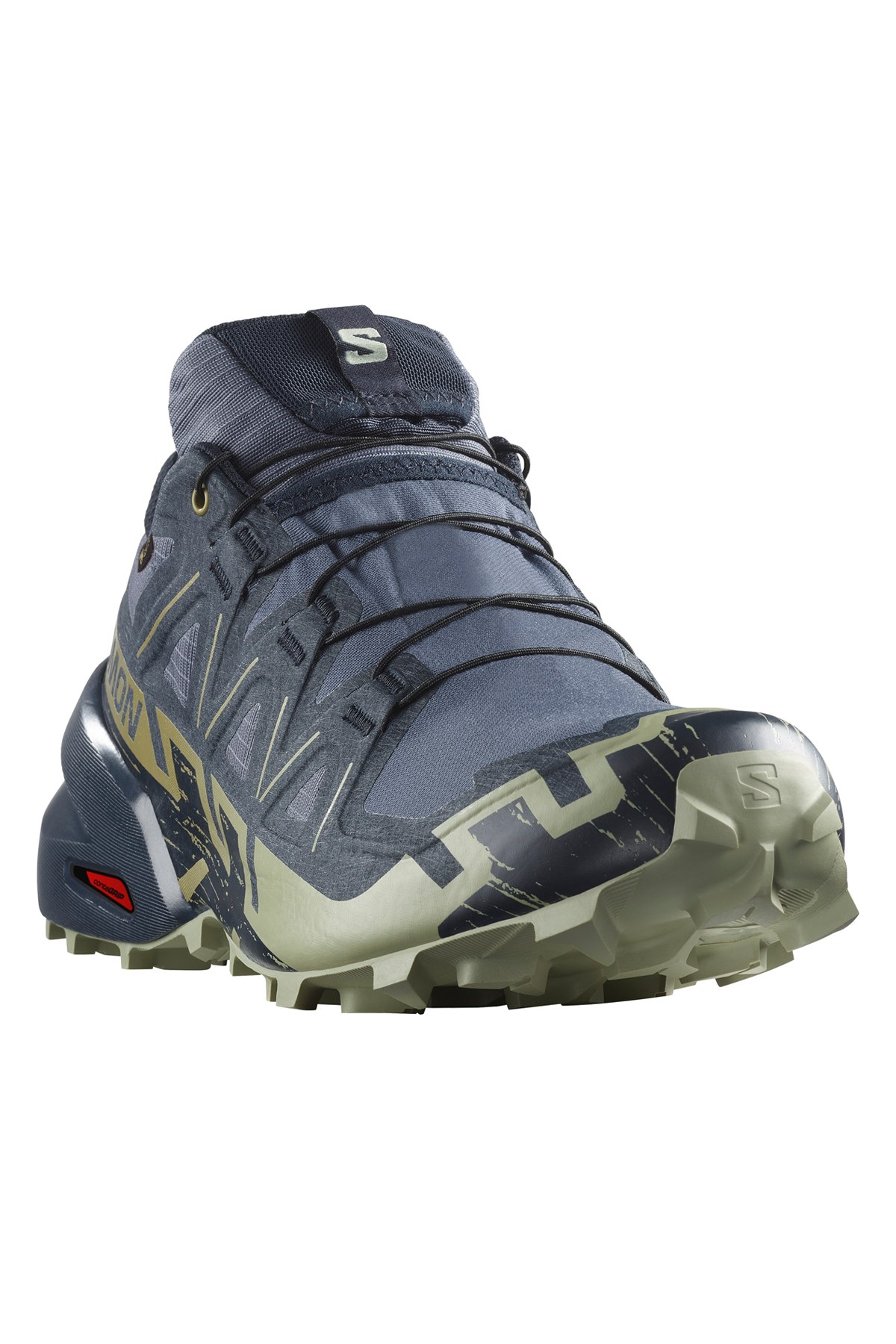 Salomon Salomon Mavi Speedcross 6 Gtx Erkek Patika Koşusu Ayakkabısı L47465500 Outdoor Ayakkabı | Flo Mavi - 4. görsel