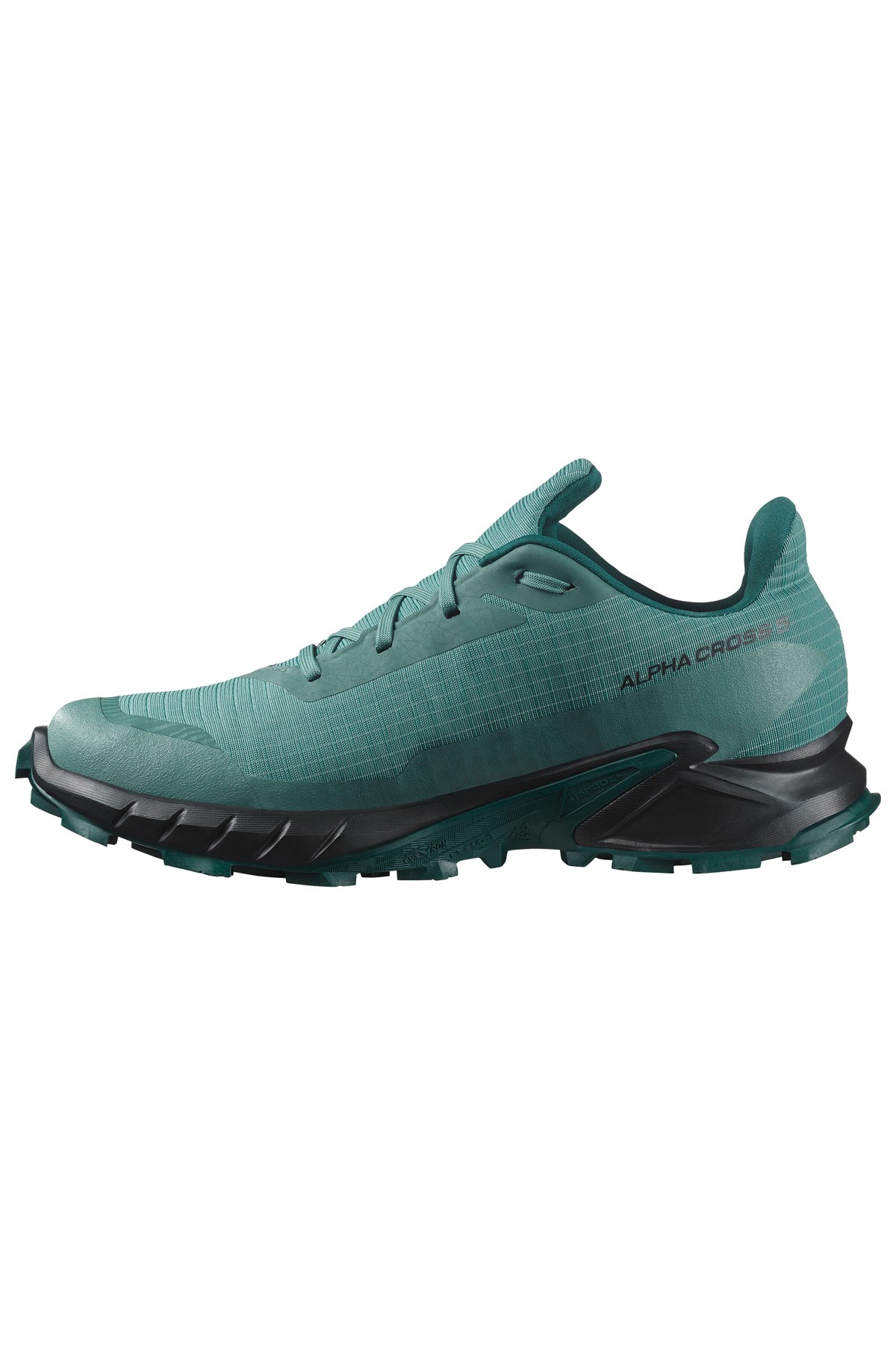 Salomon Salomon Yeşil Alphacross 5 Gtx Erkek Patika Koşusu Ayakkabısı L47595000 Outdoor Ayakkabı | Flo Yeşil - 3. görsel