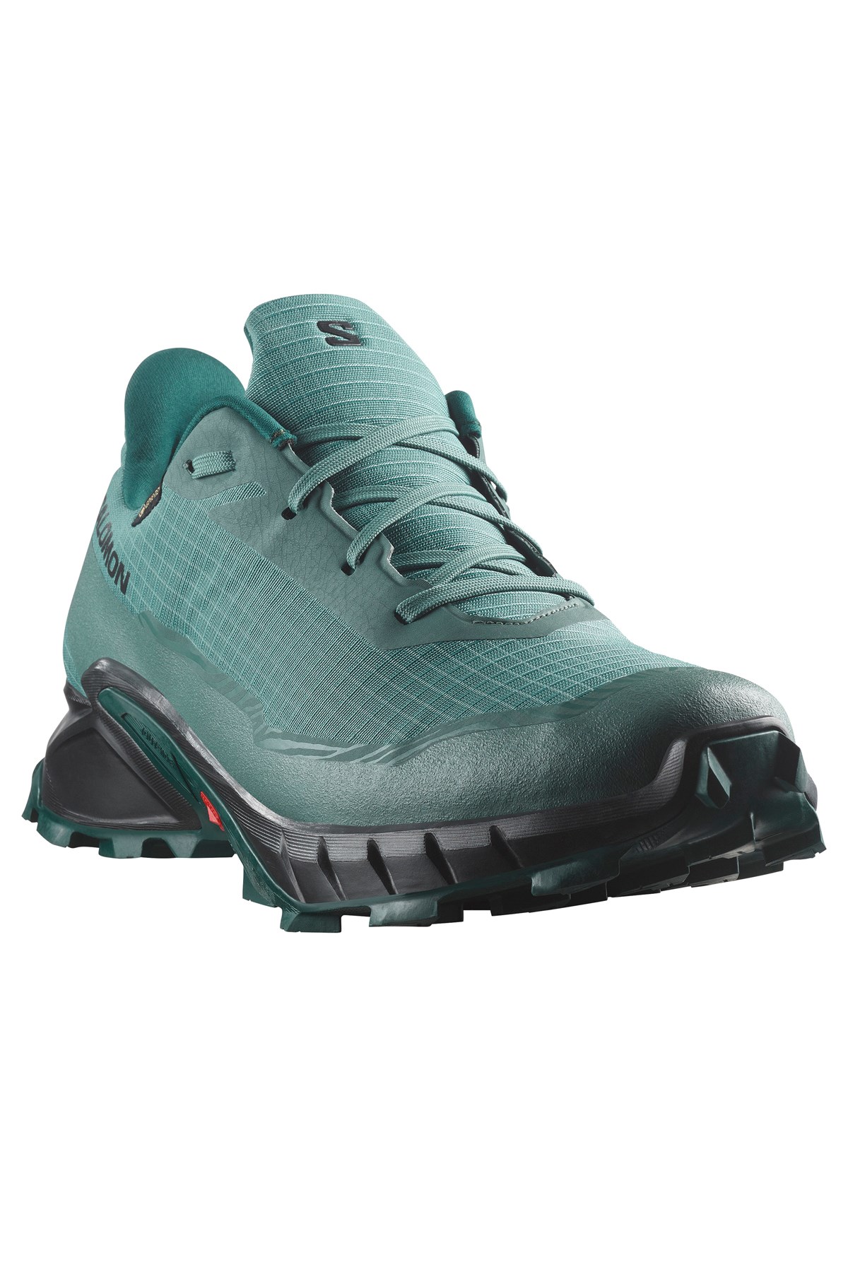 Salomon Salomon Yeşil Alphacross 5 Gtx Erkek Patika Koşusu Ayakkabısı L47595000 Outdoor Ayakkabı | Flo Yeşil - 4. görsel