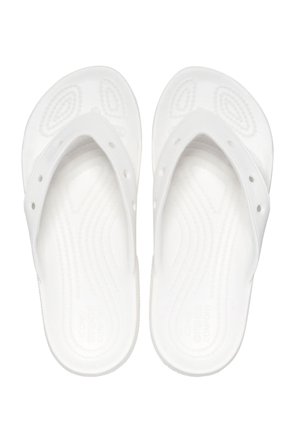 Crocs Crocs Beyaz Classic Flip V2 Unisex Terlik 209402-100 Sandalet & Terlik | Flo Beyaz - 5. görsel