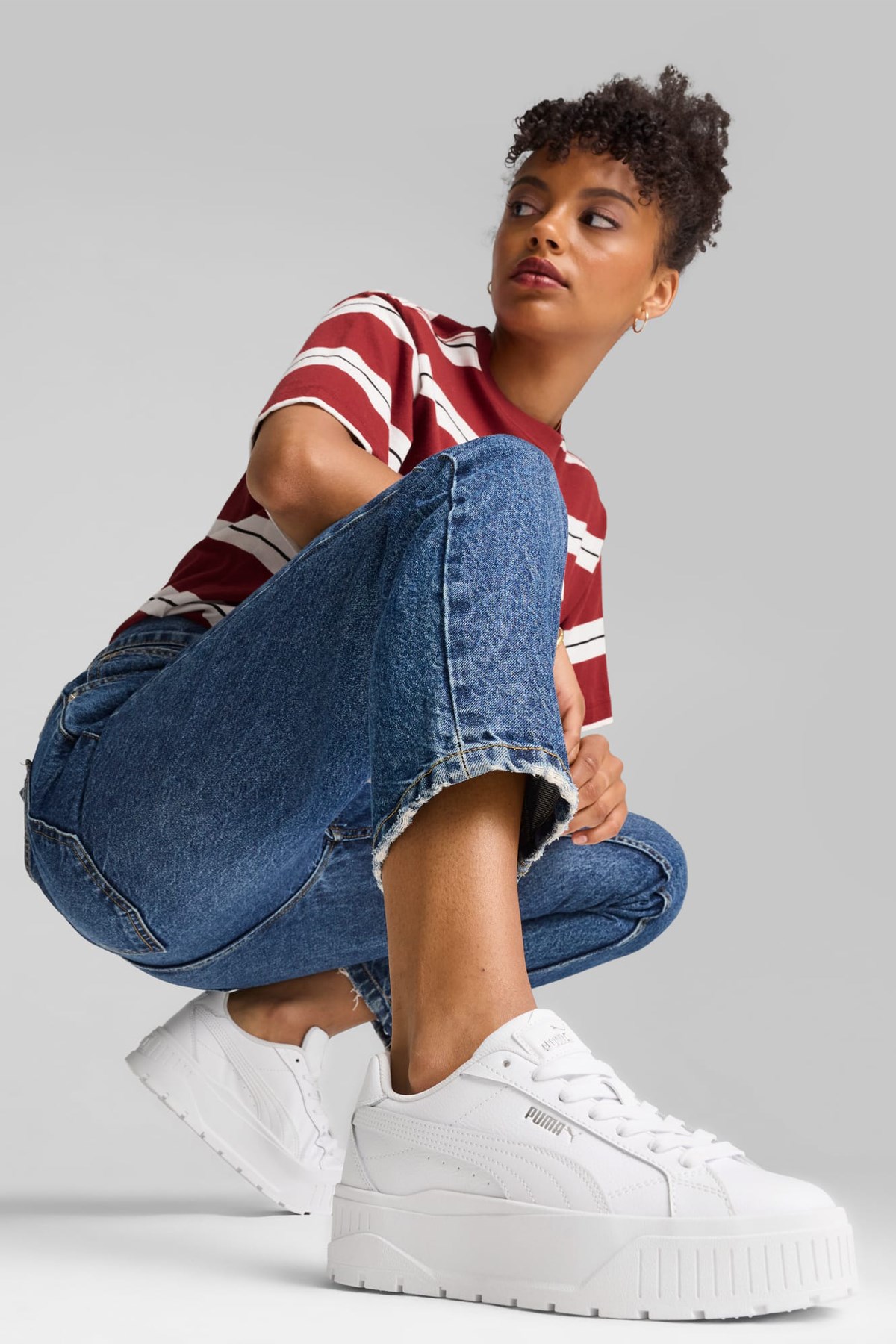 Puma Puma Beyaz Karmen II L Kadın Spor Ayakkabı 39745602 Sneaker | Flo Beyaz - 8. görsel