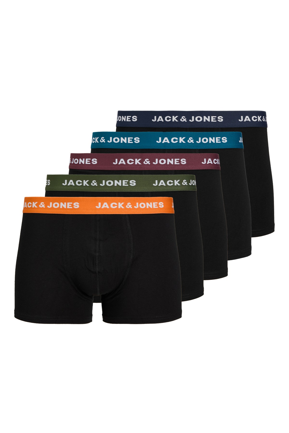 Jacoliver Solid Trunks 5'li Boxer 12259097